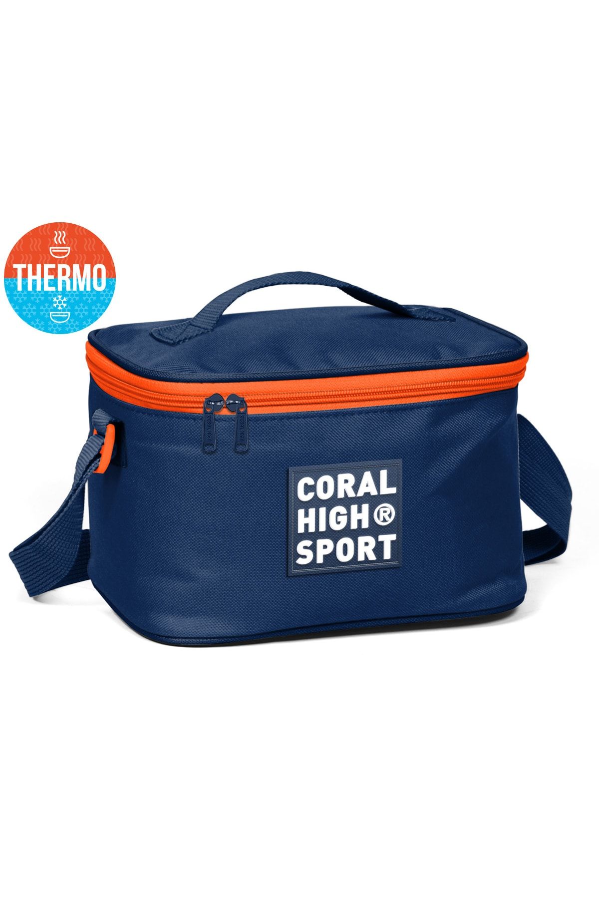 Coral High Sport Lacivert Neon Turuncu Thermo Beslenme Çantası 22806