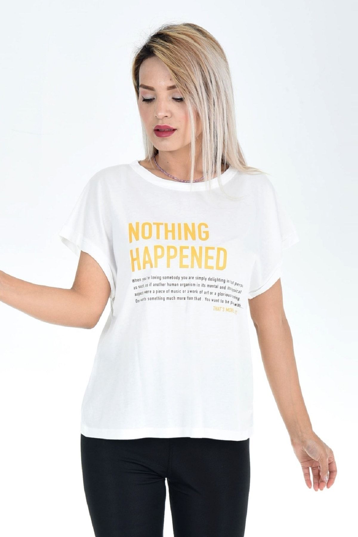 ucr collection Pamuk-modal Karışım Ön Baskılı T-shirt