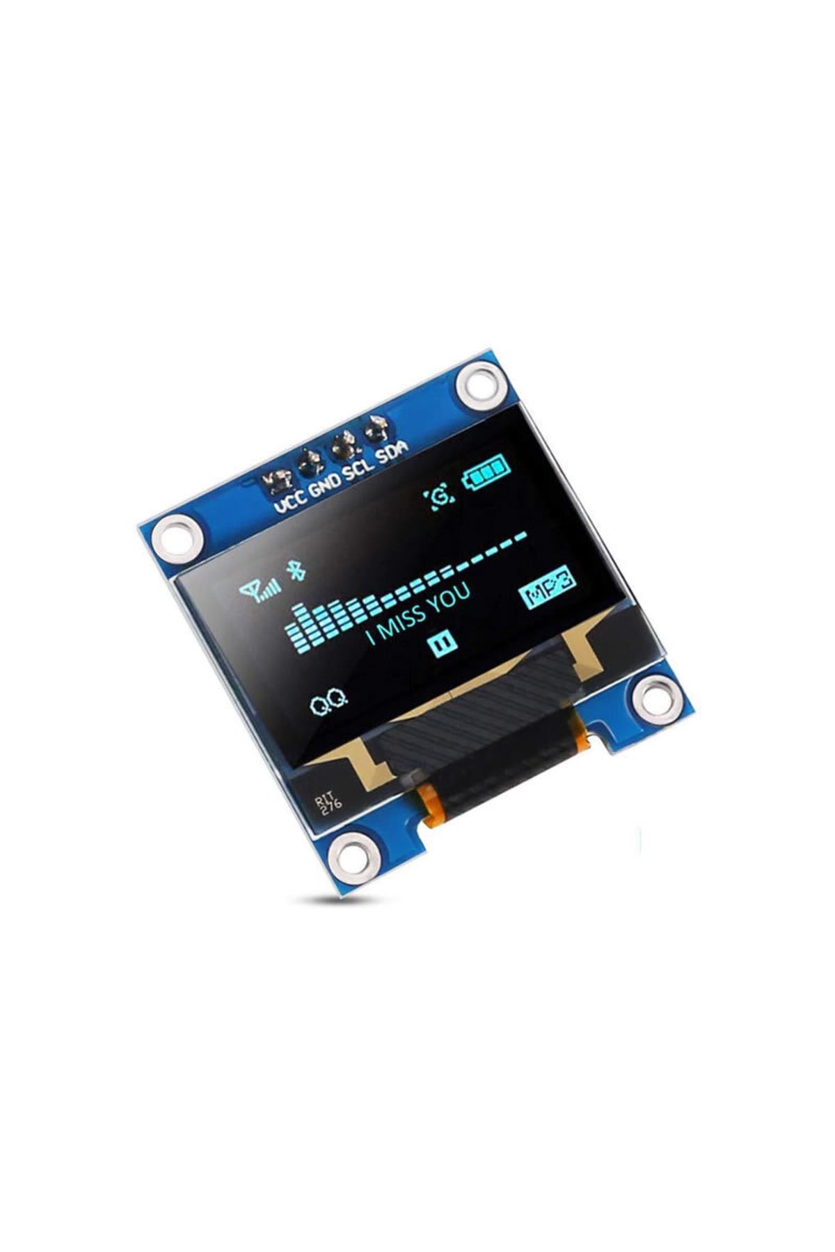 Genel Markalar 0.96 Iıc I2c Oled Lcd Arduino Serial 128x64 Lcd Mavi
