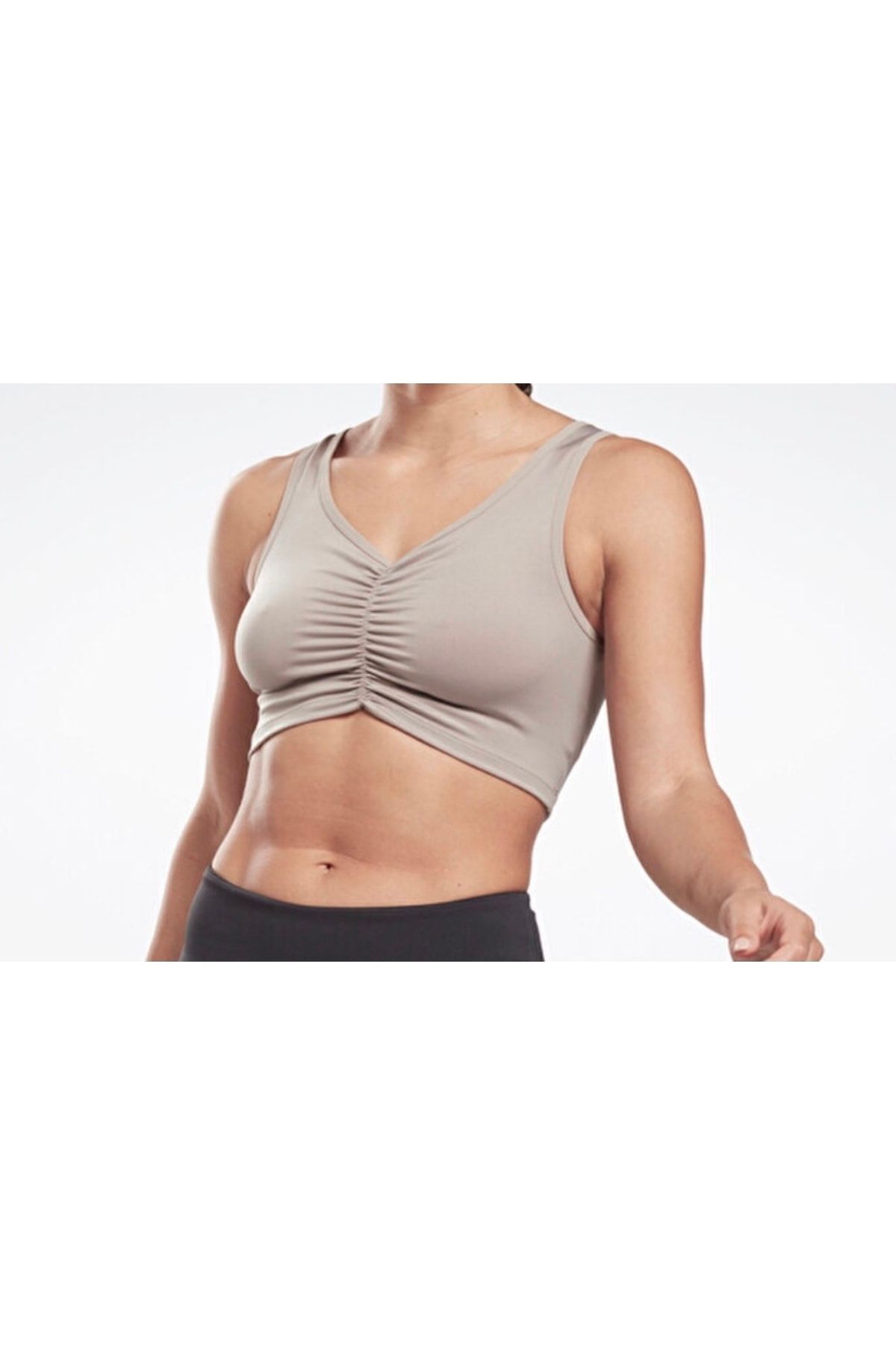 Reebok Ruched Cropped Tank