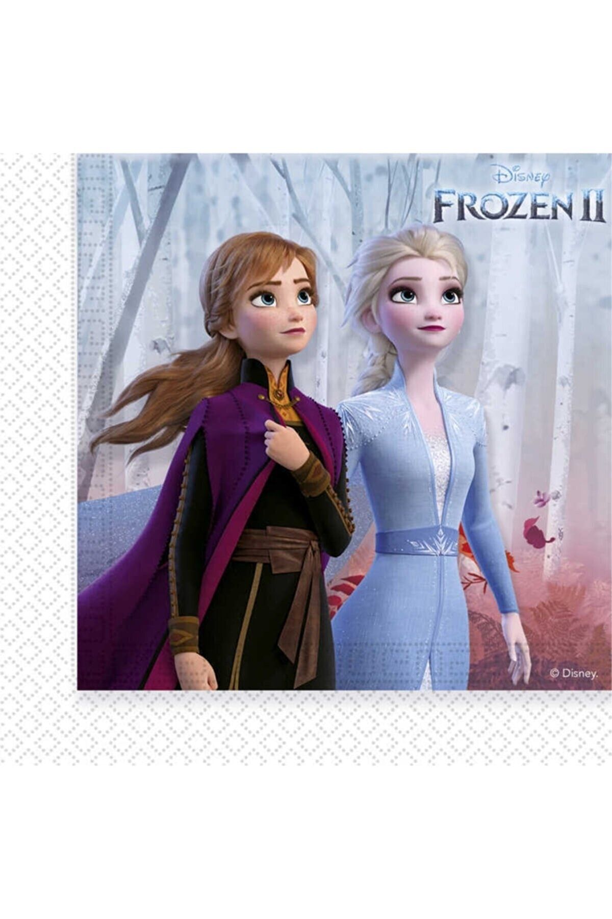 Parti Dolabı 20'li Elsa Anna Frozen Karlar Ülkesi Elsa Doğum Günü Peçete 33x33cm