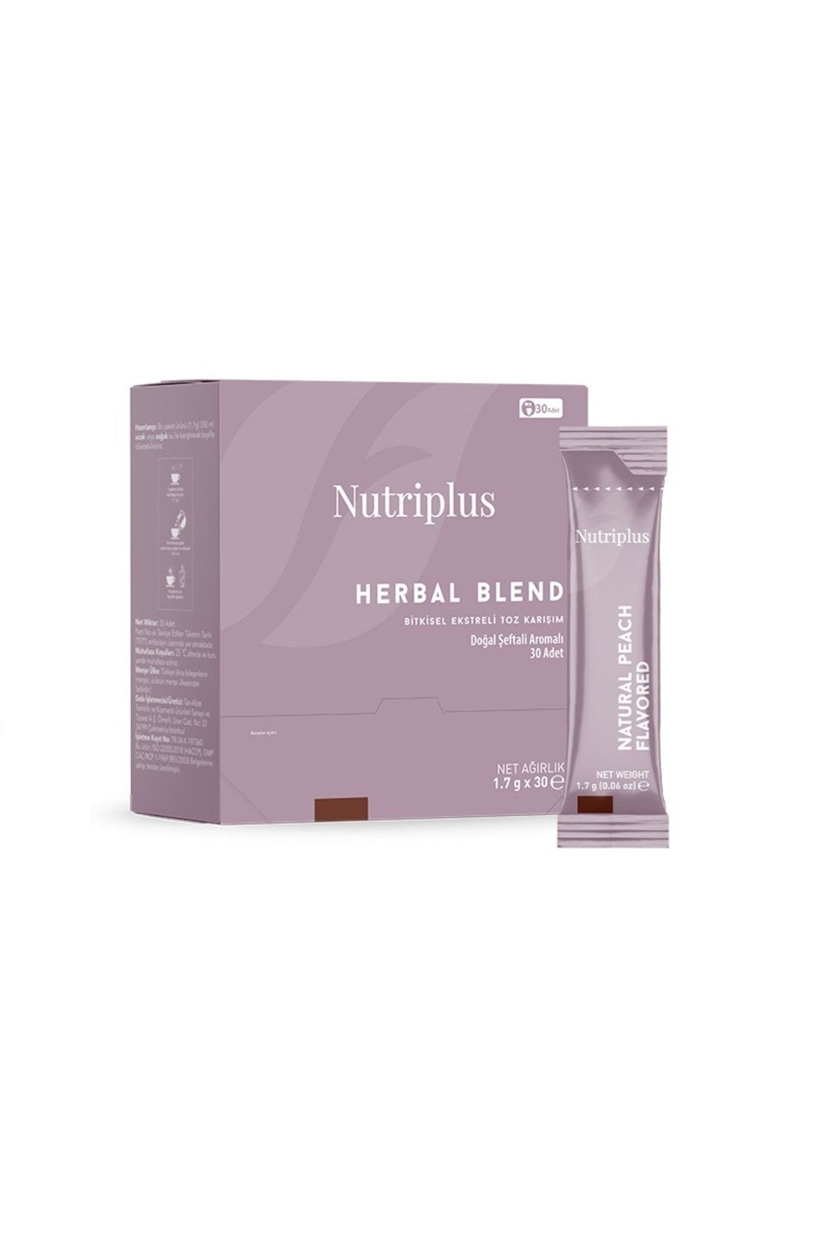 Farmasi Nutrıplus Herbal Blend Şeftali 1.7 G X 30