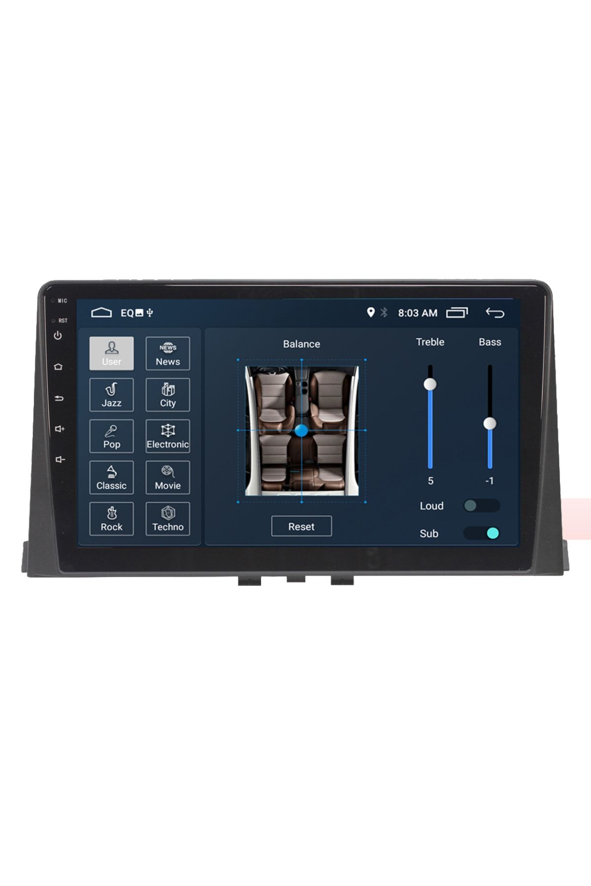 MYWAYY Peugeot Rifter Android Carplay Navigasyon Multimedya Ekran Teyp 2gb Ram + 32gb Hdd
