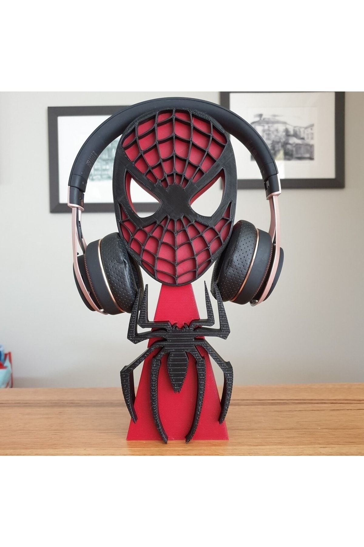 TuransoyCraft Örümcek Adam Kulaklık Standı Kulaklık Askısı Spiderman