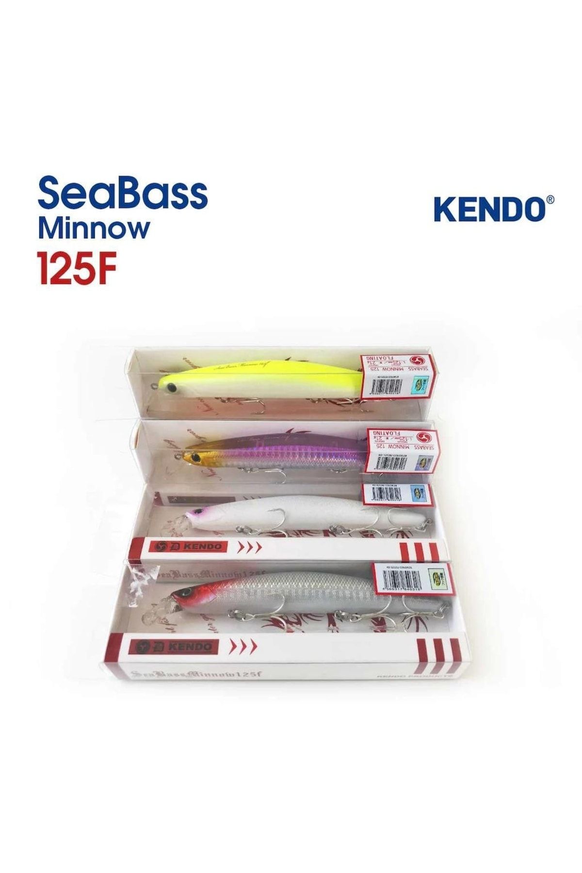 Kendo Seabass Minnow 12.5cm 21gr Floating Suni Yem
