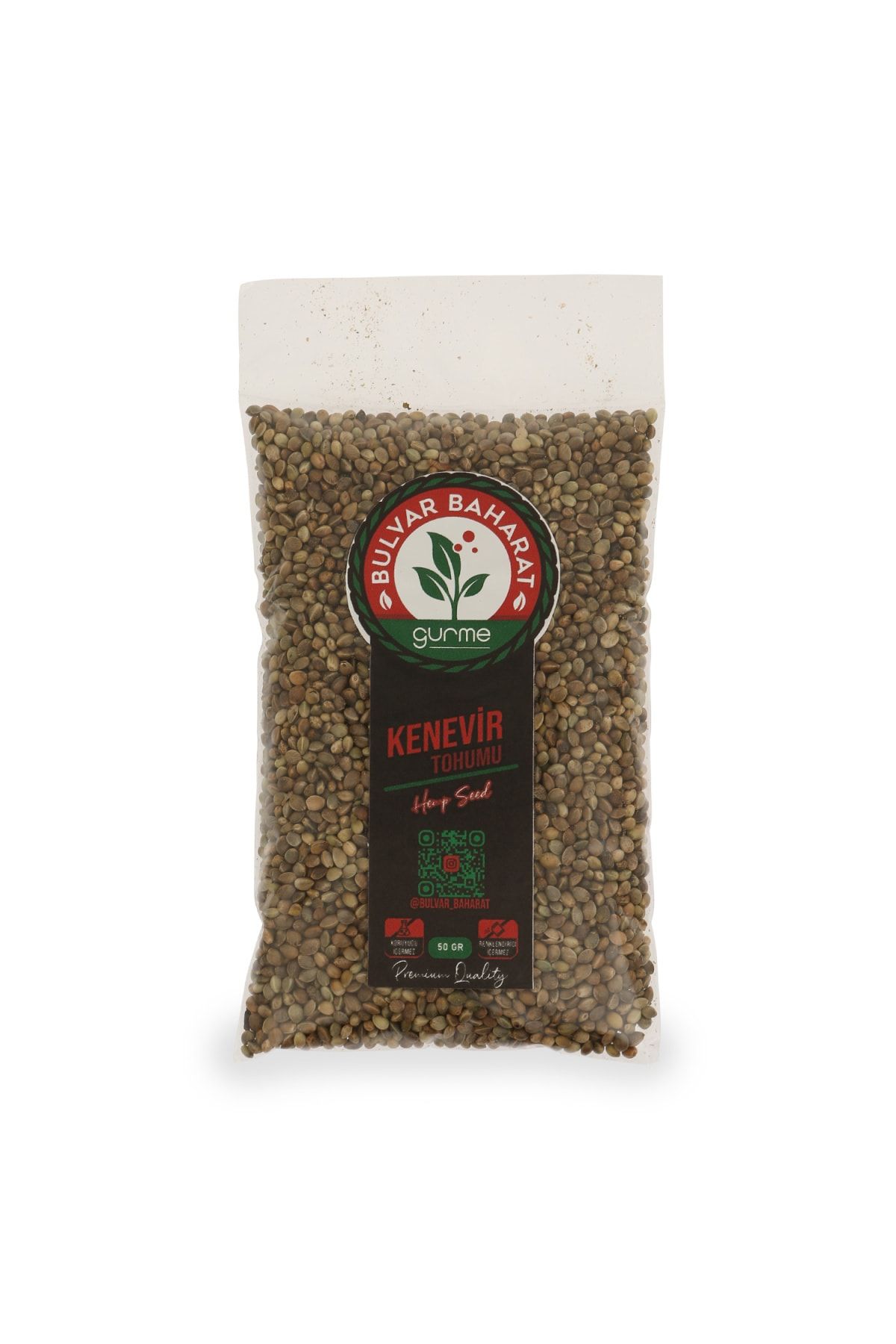 Bulvar Baharat Gurme Kenevir Tohumu (hemp Seed) 50 gr