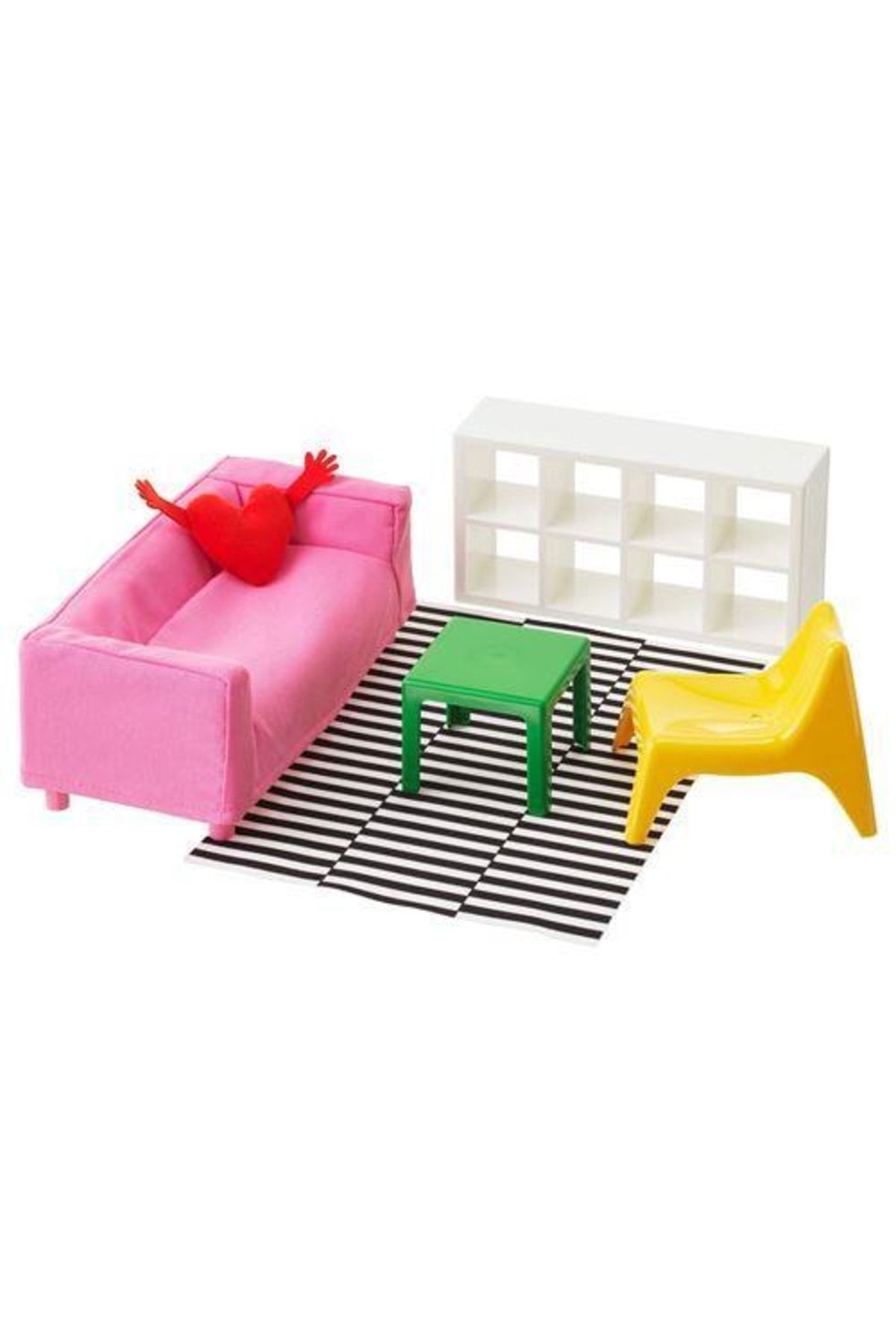 IKEA Çocuk Aktivite Oyuncağı Renkli Salon Takımı Meridyendukkan Salon Mobilya Oyuncak Takımı