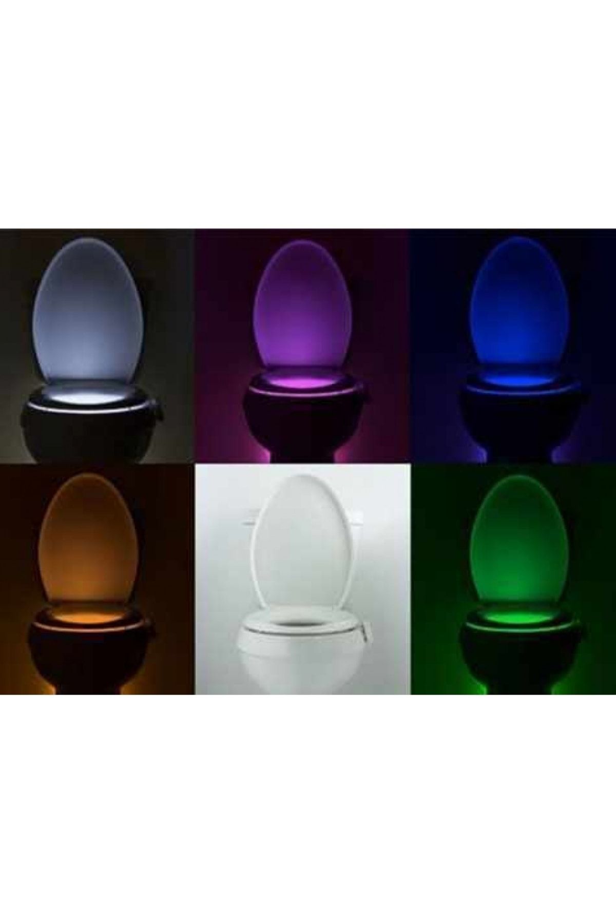 Genel Markalar Sensörlü 8 Renk Klozet Işığı