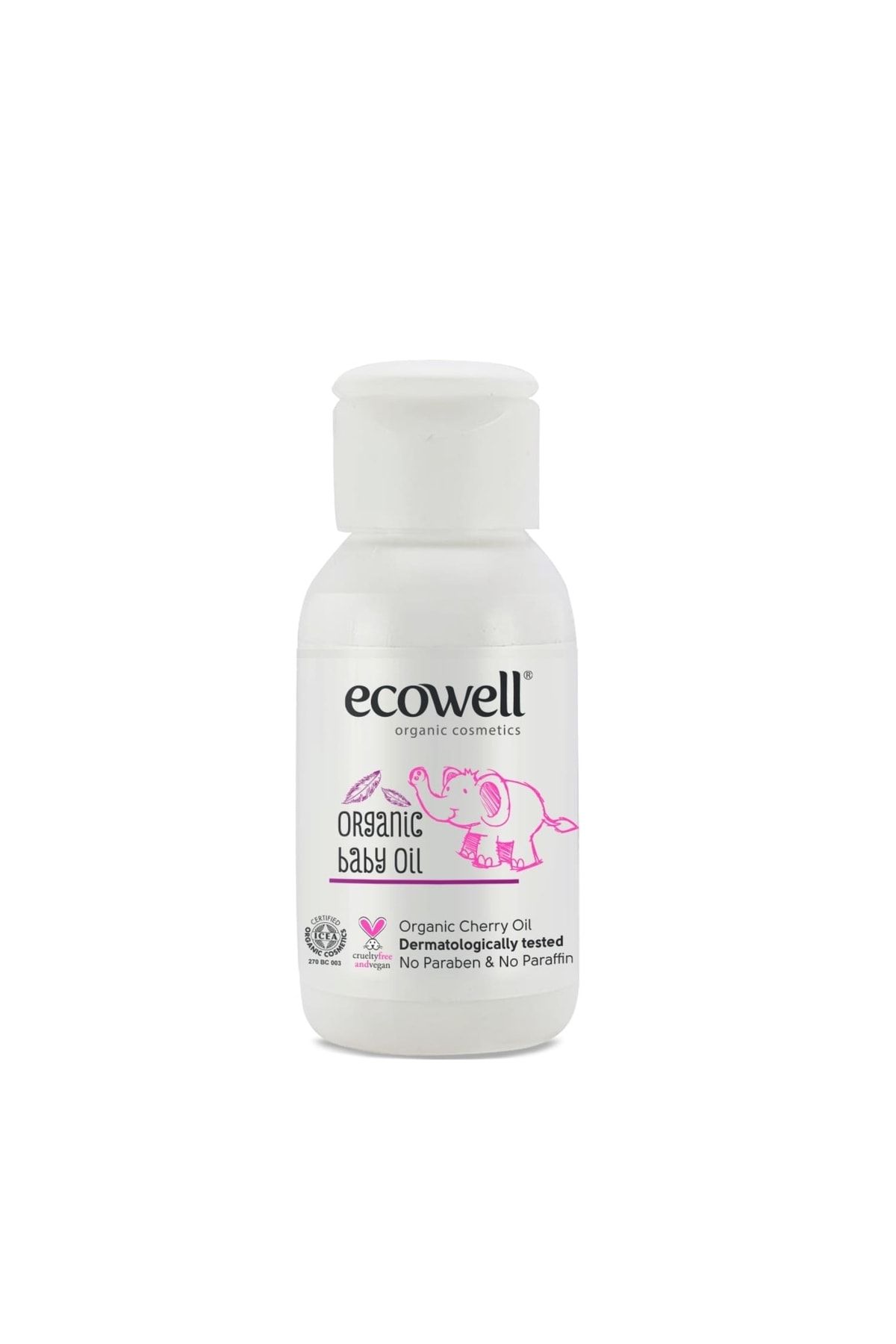 Ecowell Organik Bebek Yağı - Seyahat Boyu (50 ml)