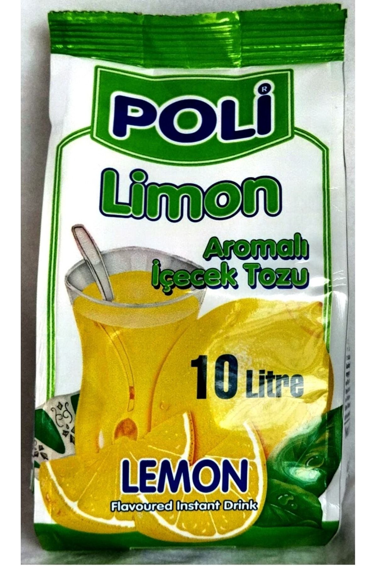 Poli Limon Aromalı Içecek Tozu - 10litre - Soğuk Limonata - Limonata Tozu