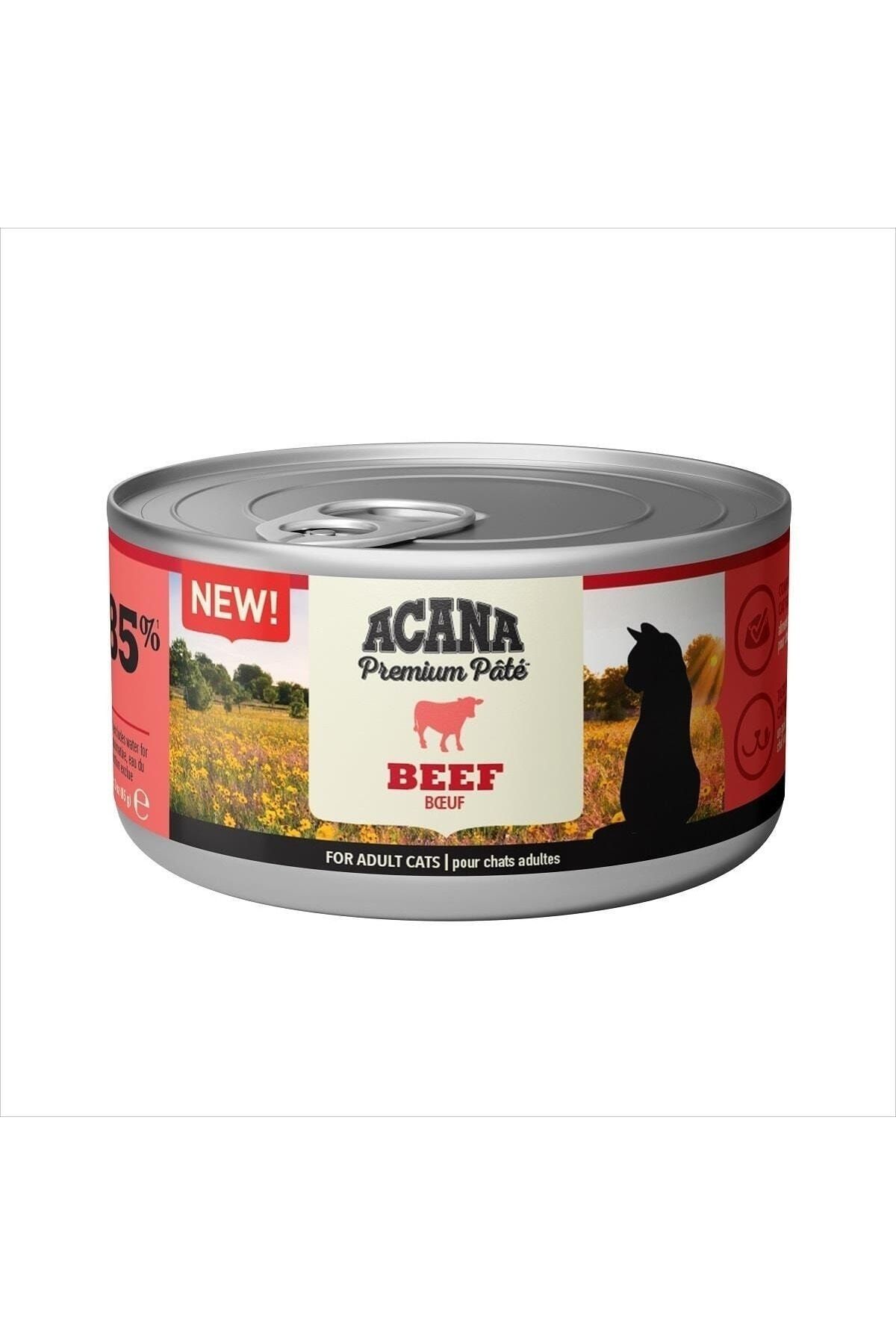 Acana Premium Pate Ezme Sığır Etli Kedi Konservesi 85 gr