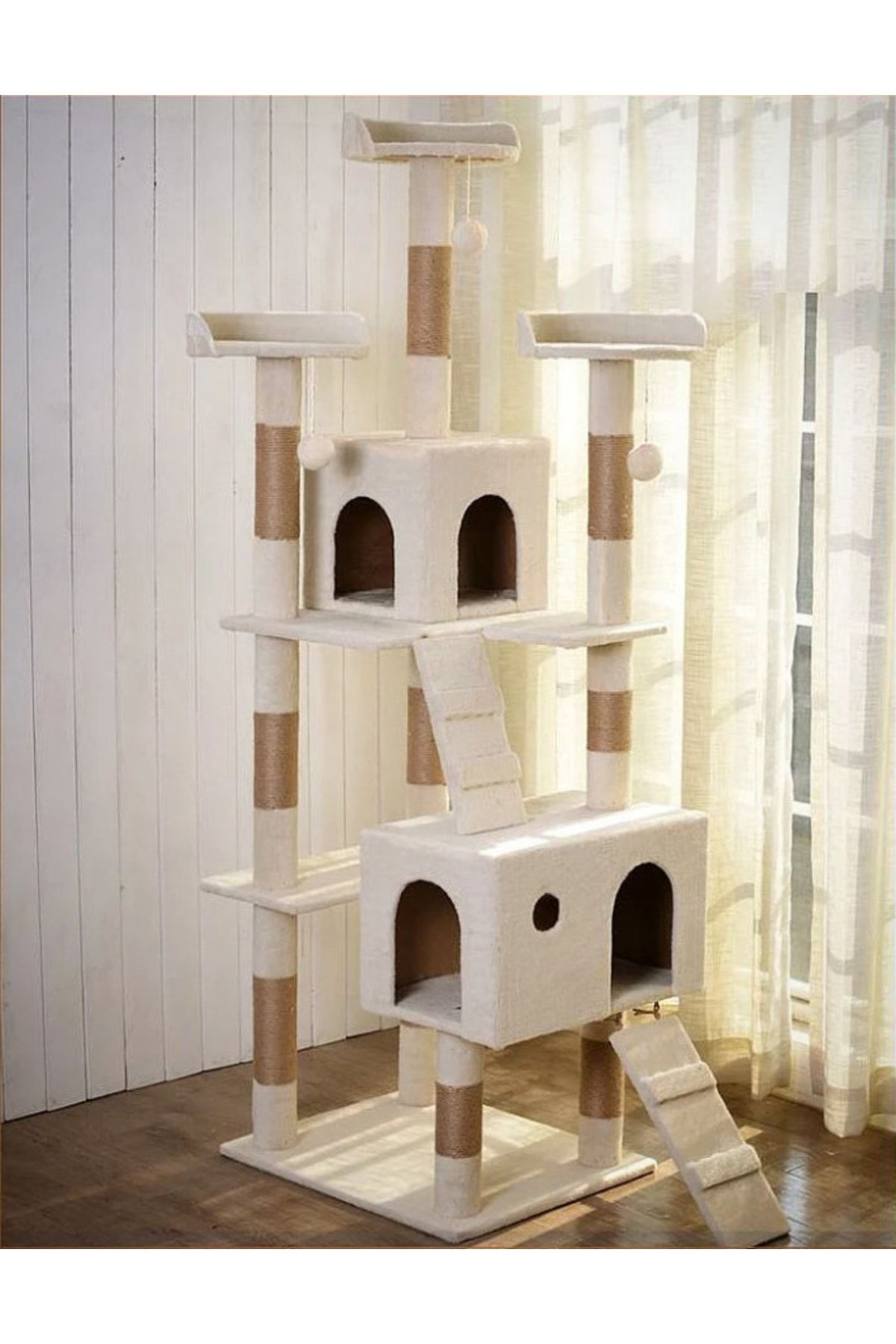 Nursoft Cat City Kedi Evi Kedi Tırmalama Ve Kedi Oyun Evi