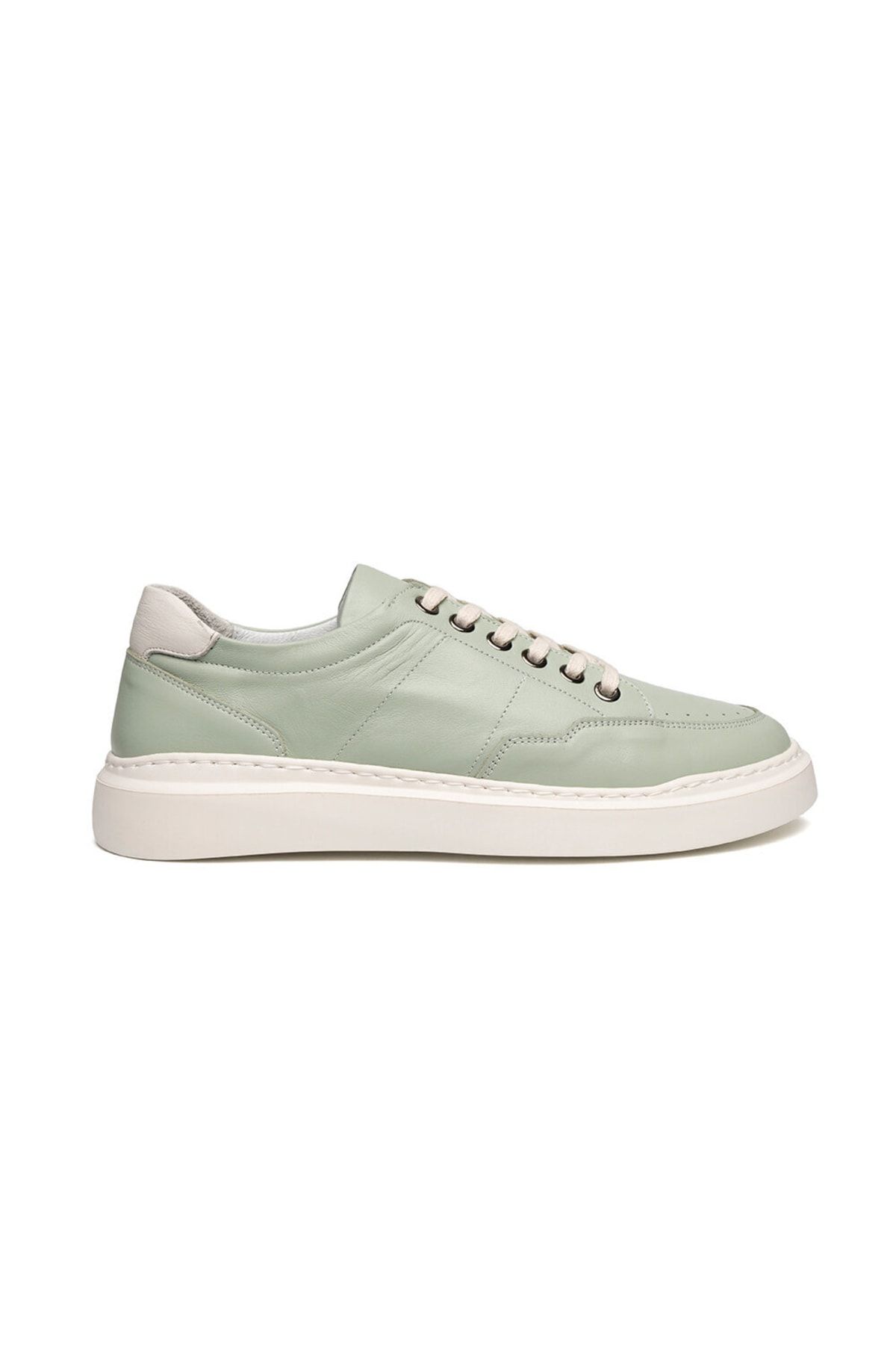 Greyder Kadın Açık Yeşil Hakiki Deri Sneaker Ayakkabı 2y2sa57922