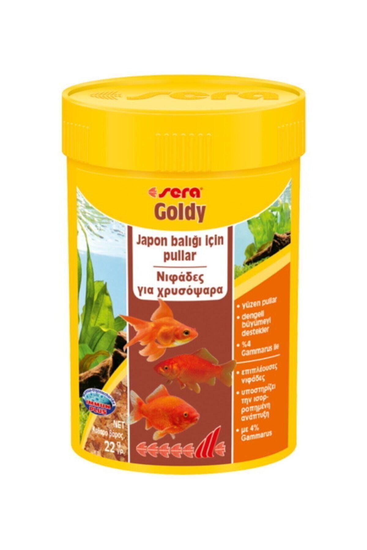 Sera Goldy Japon Balıkları İçin Pul Yem 100 ml 22 Grg