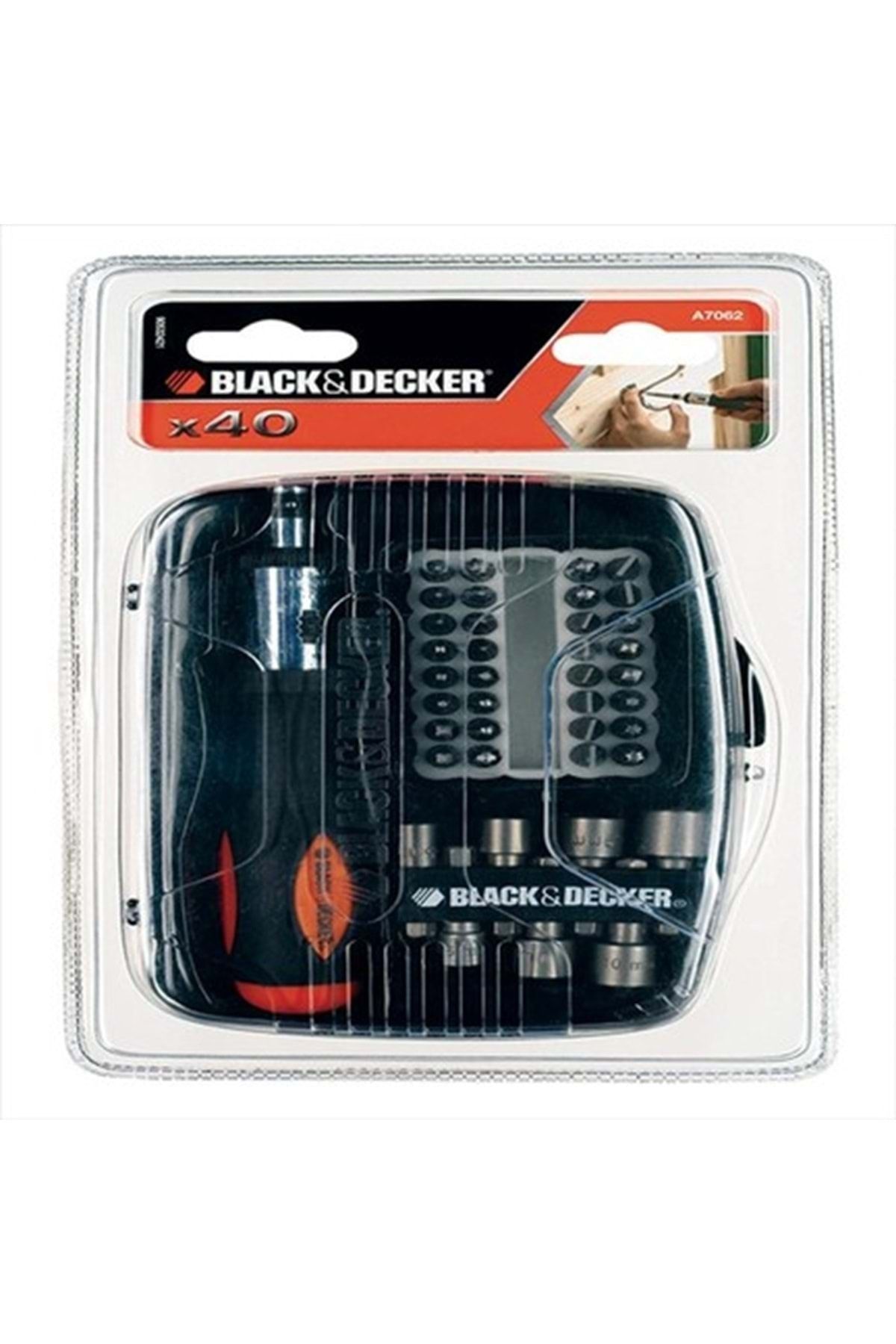 Black Decker A7062 40 Parça Cırcırlı Tornavida Seti