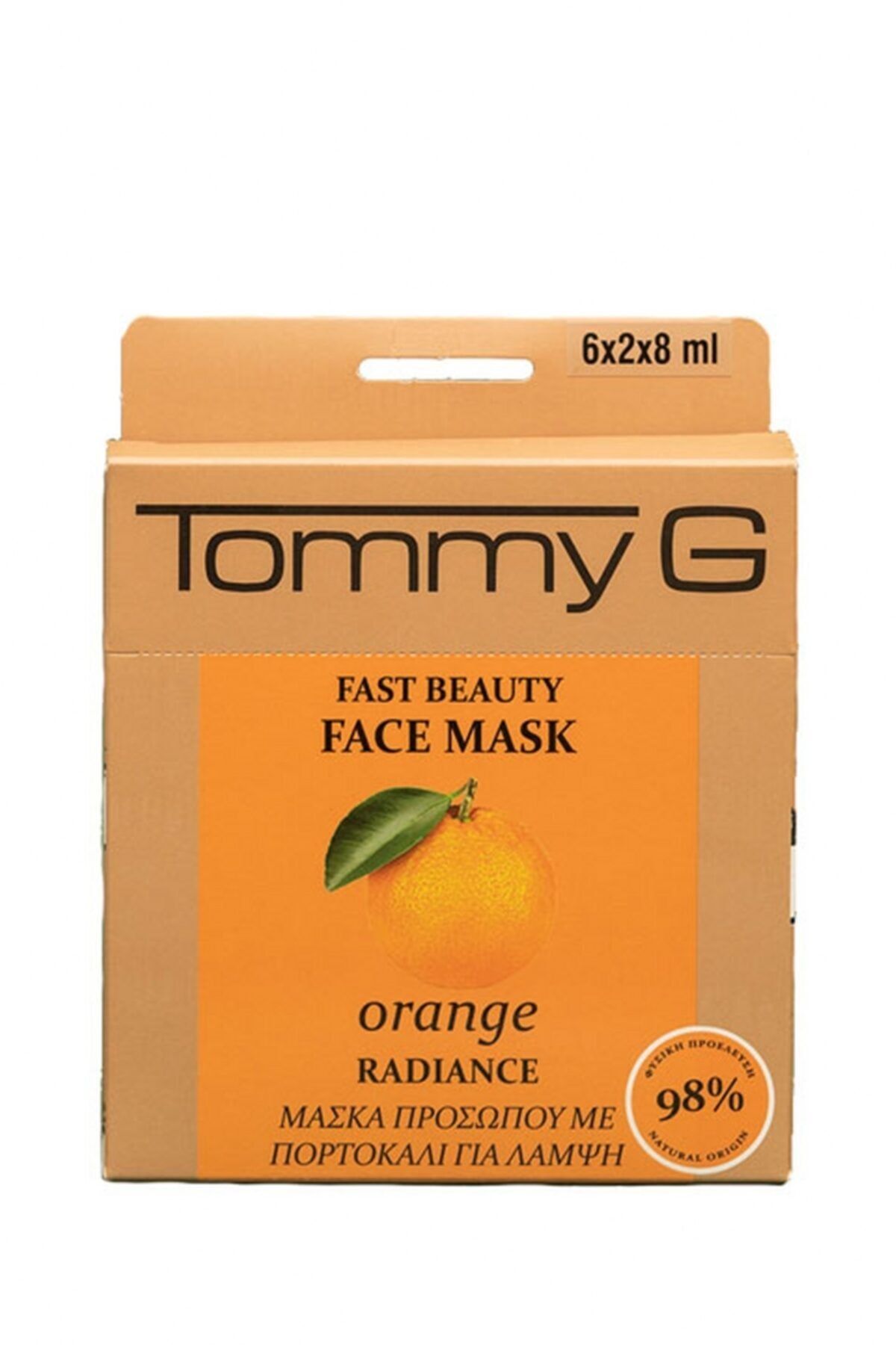 TOMMY G Fast Beauty F.mask Orange Tg Box - Hızlı Güzellik Maskesi Turuncu - Tg5fb-bor-f15