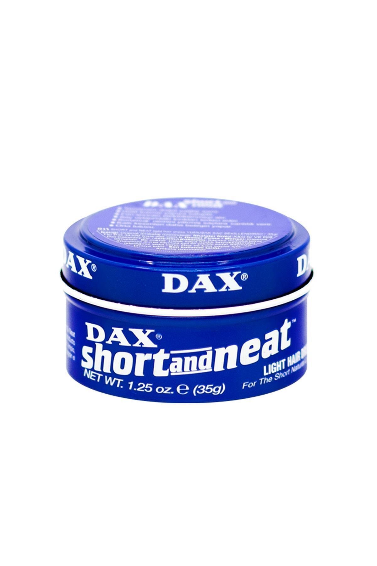 Dax Short And Neat Seyahat Boy 35 gr - Hafif Tutucu Şekillendirici Wax, Düz Saçlar