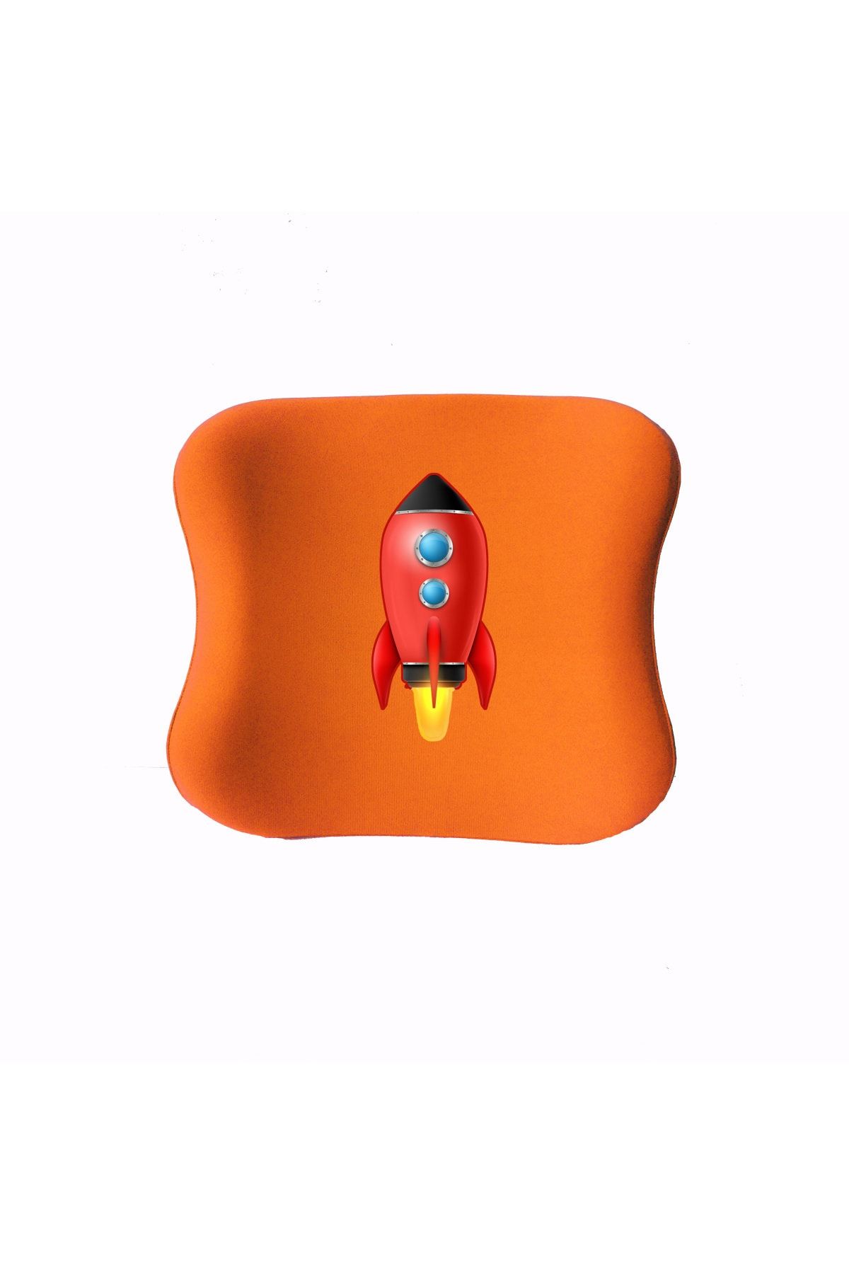 Officeküp Çocuk Çalışma Masası Sandalyesi Visco Medikal Ortopedik Bel Yastığı - Turuncu Rocket