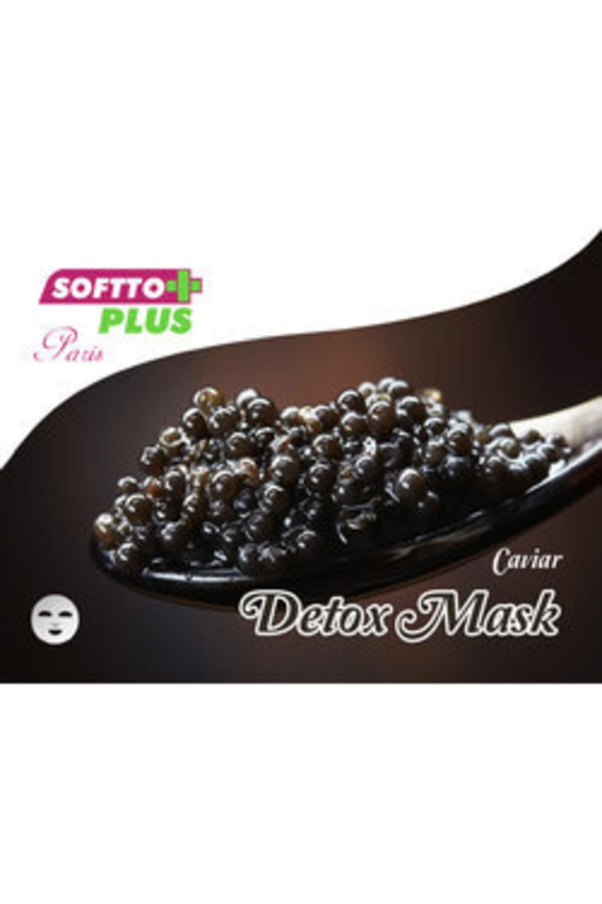 Softo Plus 2 Adet Havyar Özlü Detox Maske Tek Kullanımlık