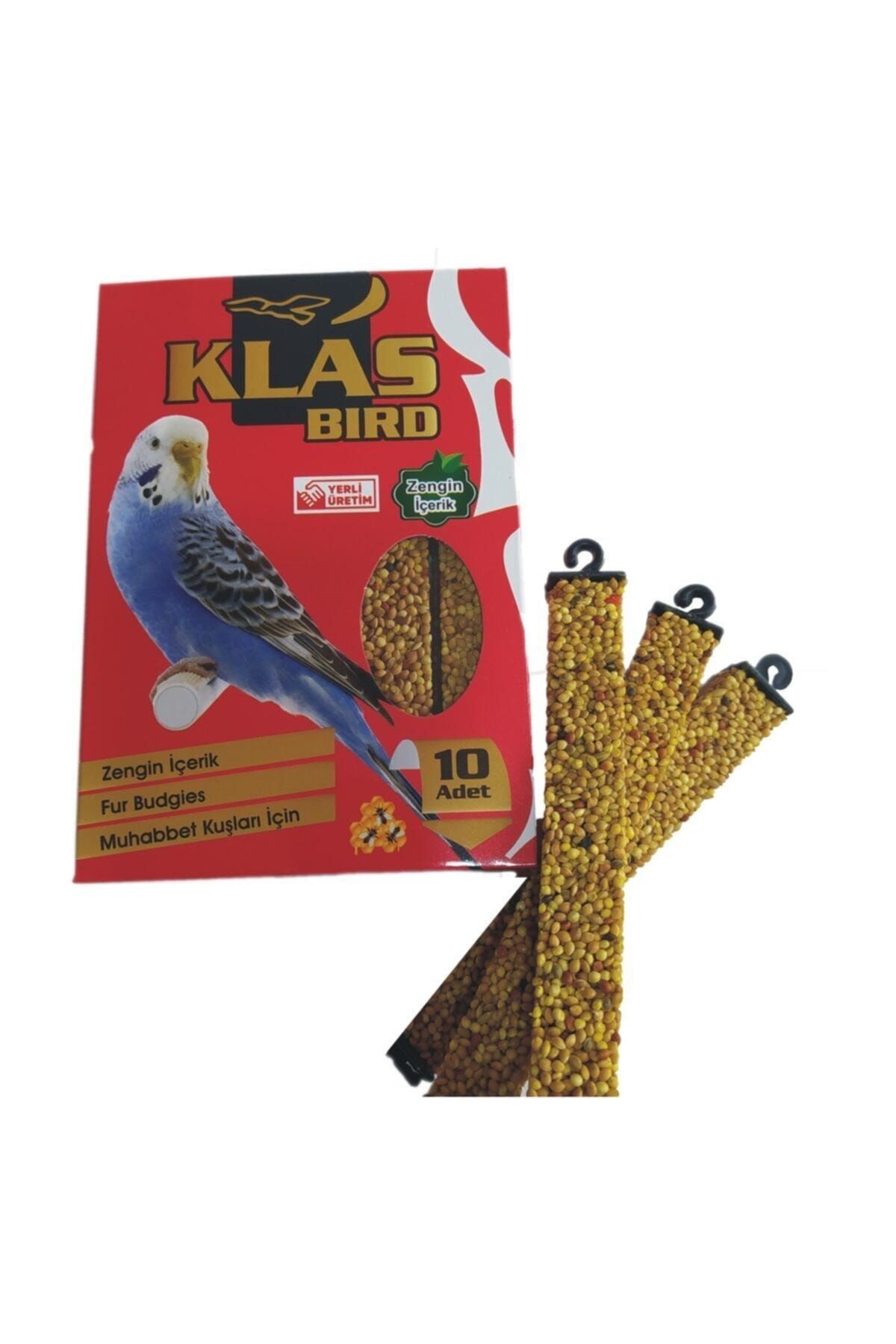 Klas Bird Muhabbet Kuşu Ballı Kraker 10'lu X 6 Paket