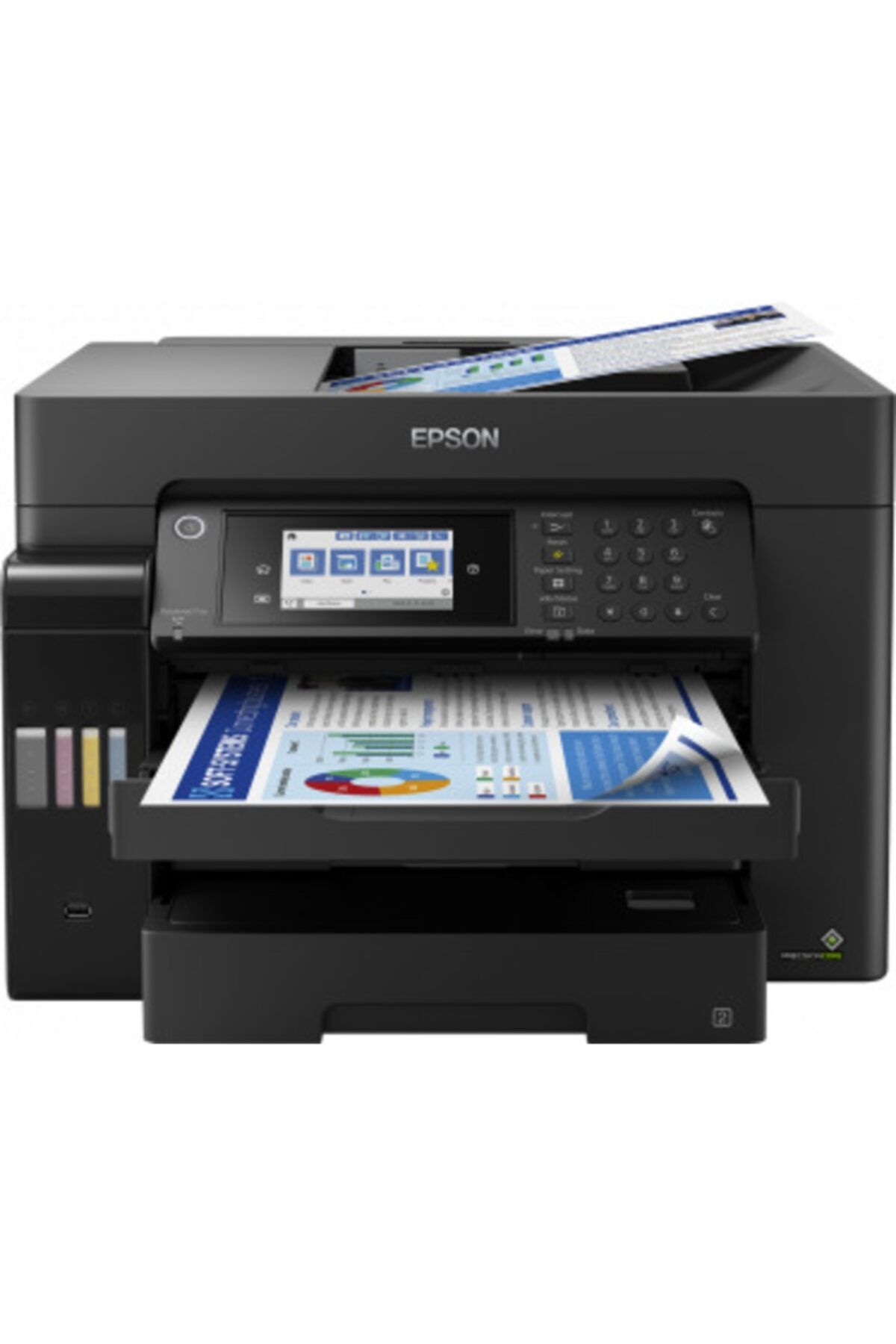 Epson L15160 Yazıcı-tarayıcı-fotokopi-faks Renkli Mürekkep Tanklı Yazıcı A3