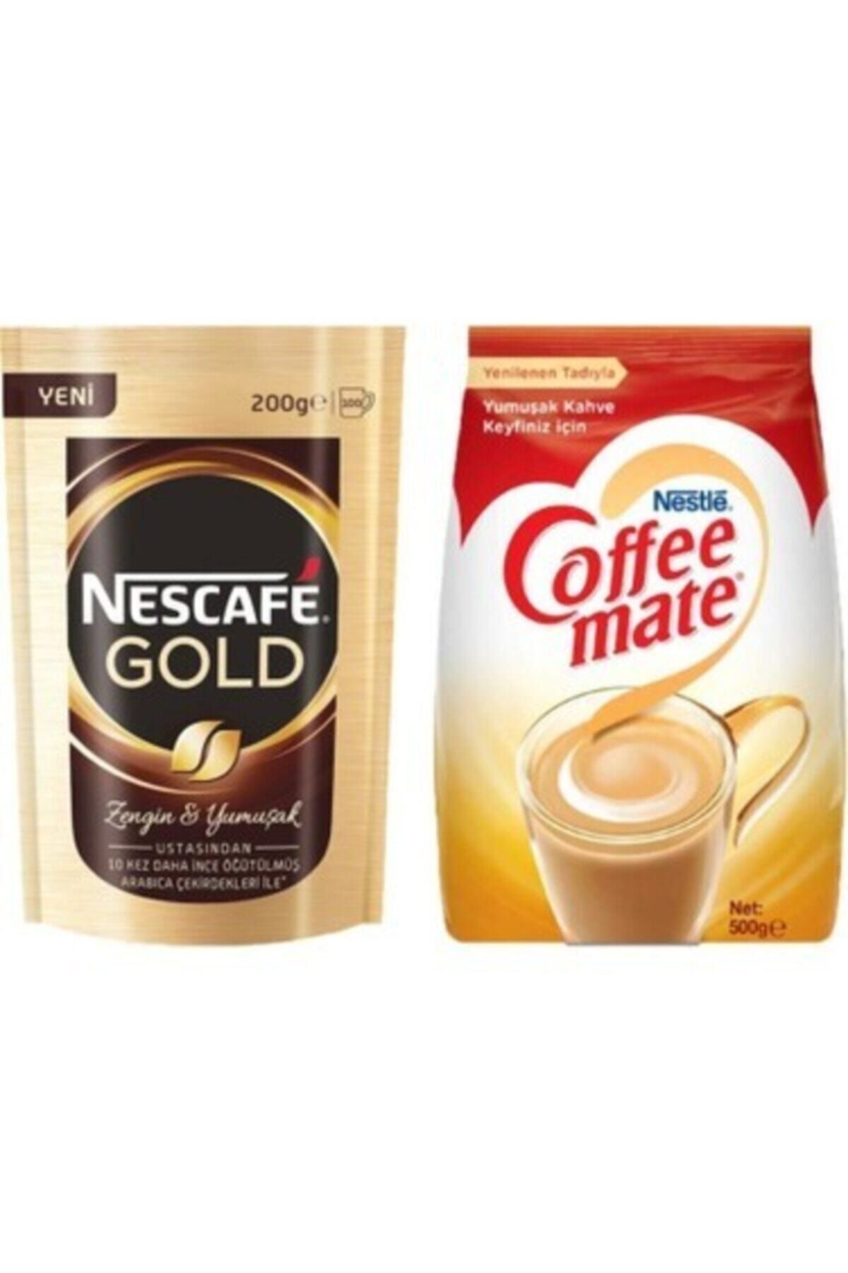 Nescafe Nestle Gold 200 Gr + Nestle Coffee Mate 500 Gr