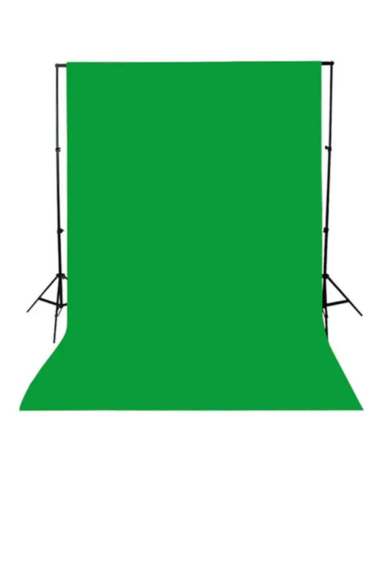 Deyatech Green Screen- Greenbox -yeşil Fon Perde (3x6m) + Fon Standı