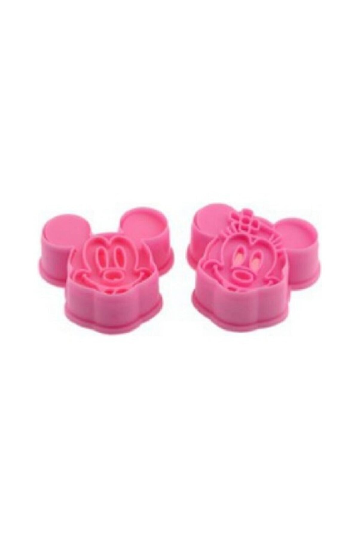 Mickey Ve Minnie Mouse Basmalı Kurabiye Kalıbı  2'li_0