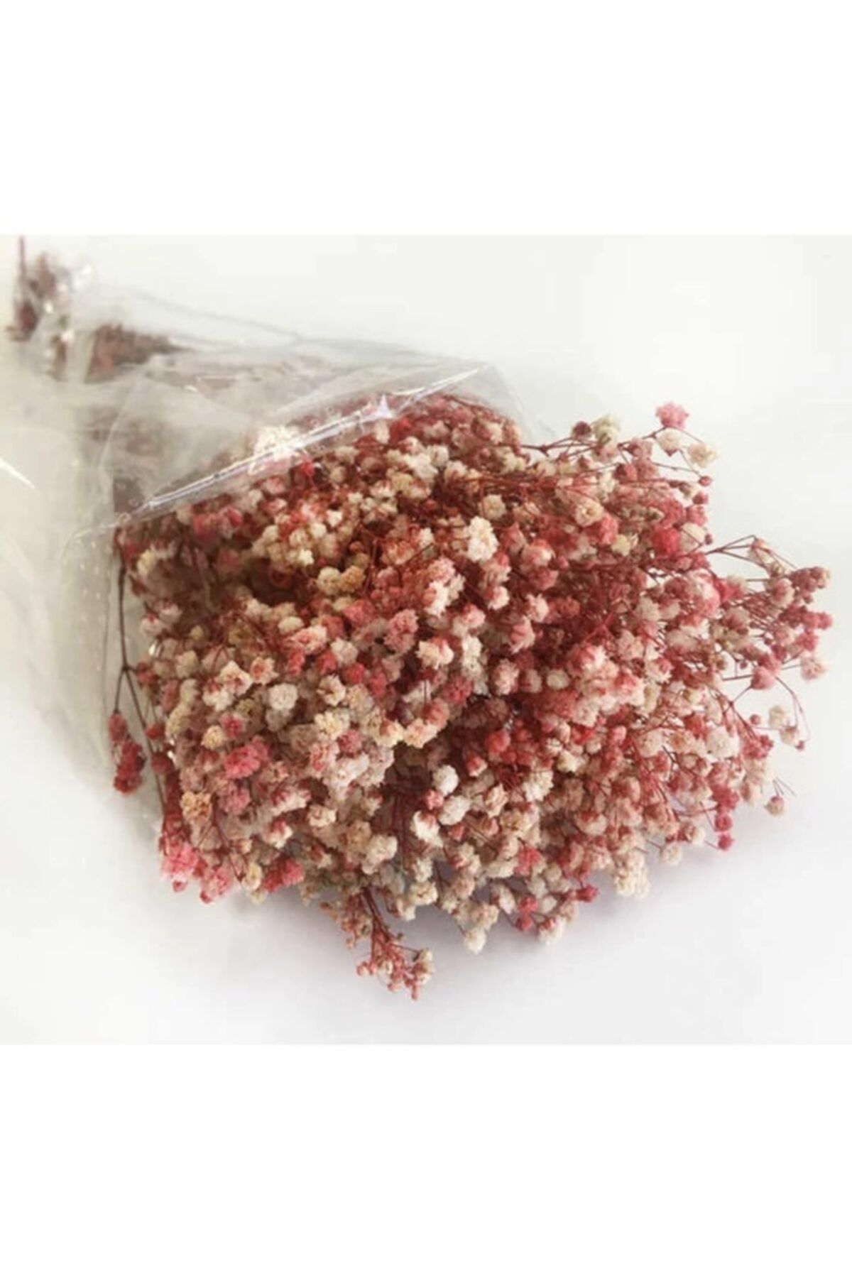 Evsay 1 Demet Doğal Cipso Çiçek Kırmızı ( 18 Cm * 40 Cm ) ( 50 gram) Parti Süslemeleri