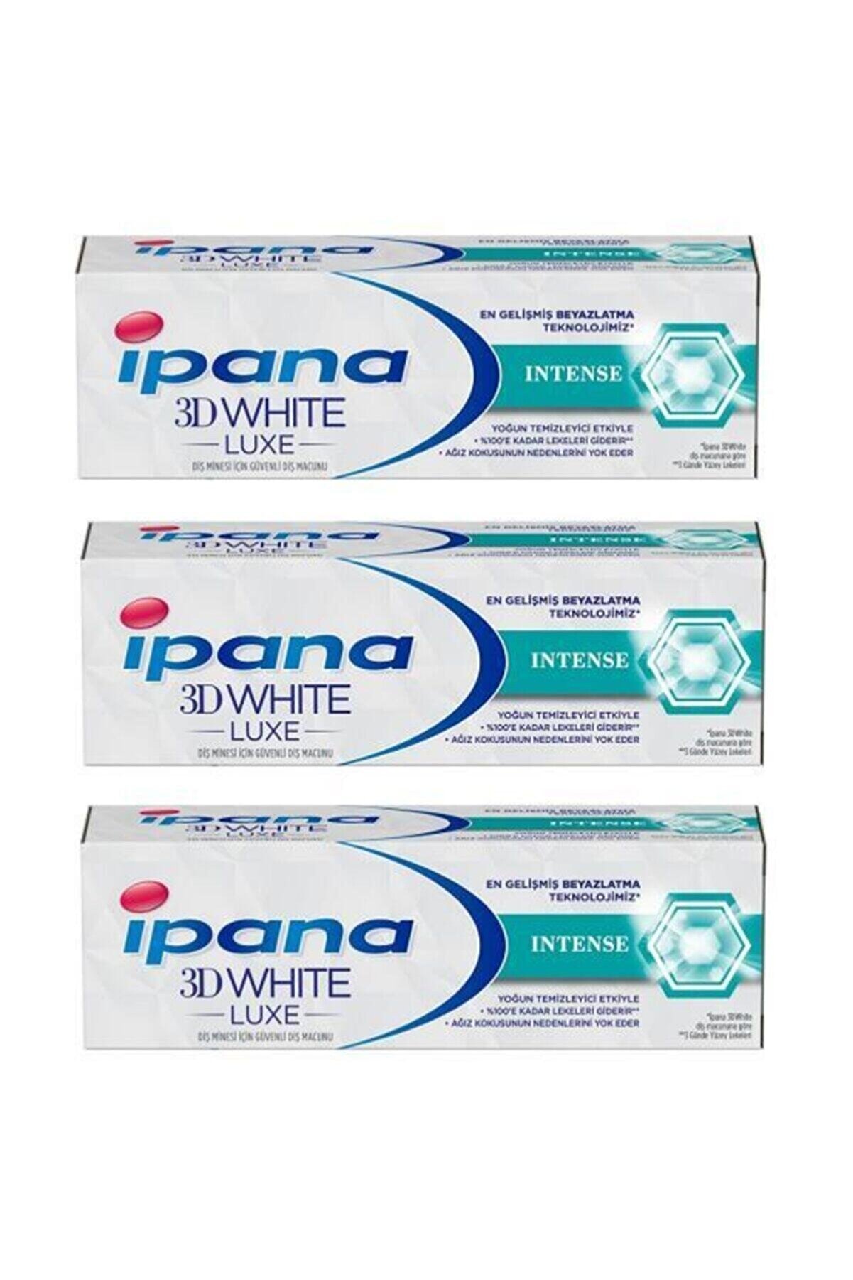 Colgate Ipana 3d White Luxe Intense Diş Macunu 75ml 3 Adet