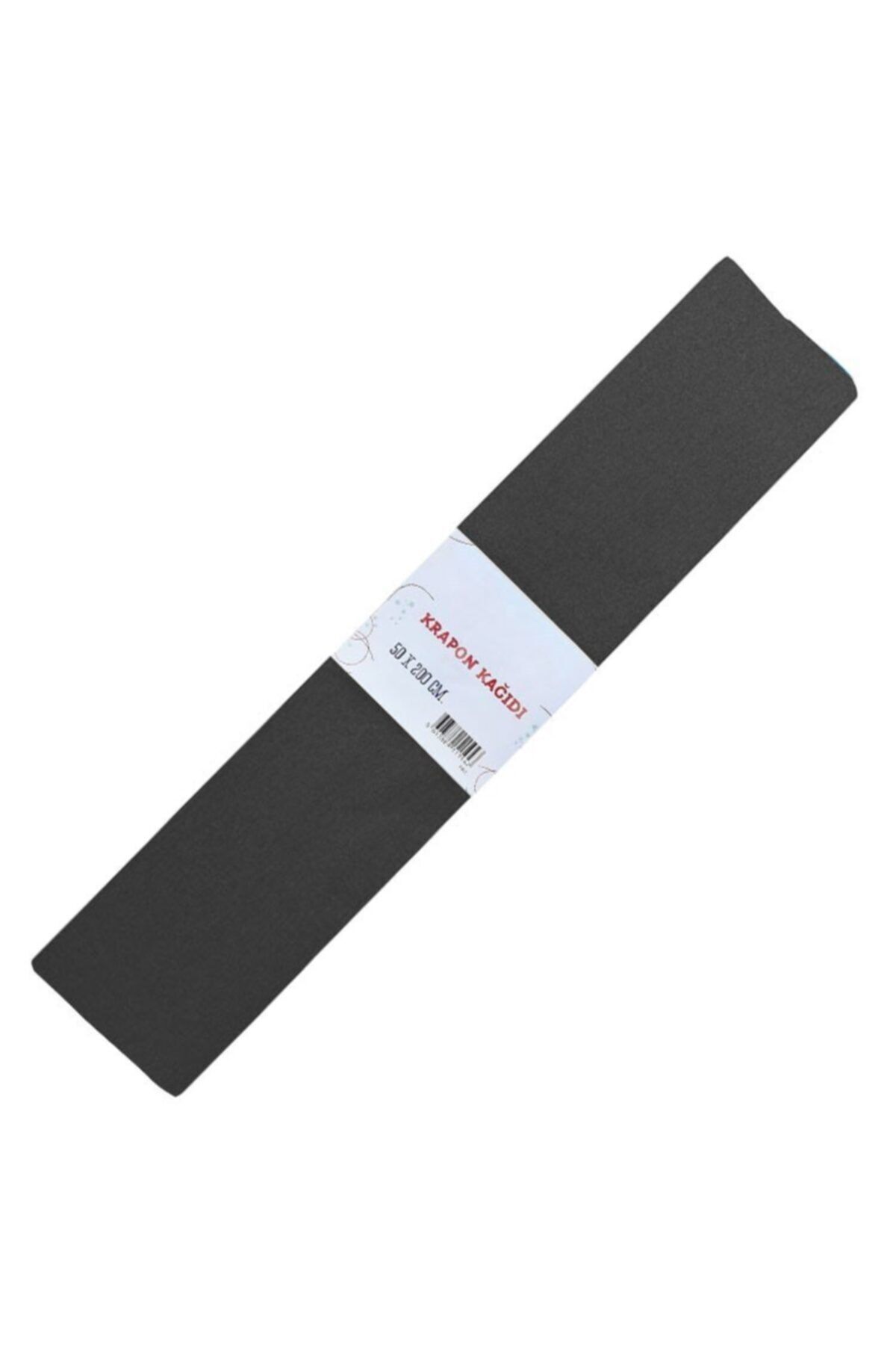 Gıpta Renkli Krapon Kağıdı 50cm X 2mt Siyah (10 Lu Paket) 9135