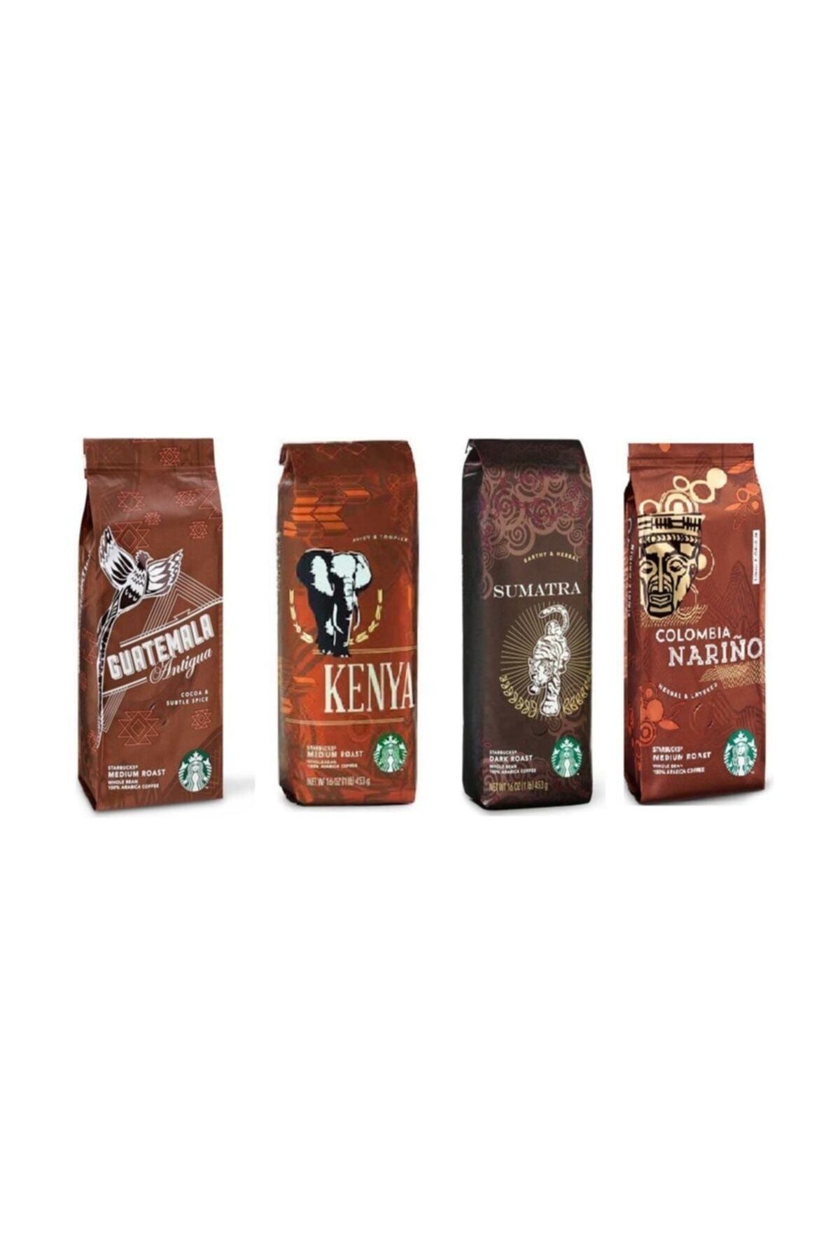 Starbucks Deneme Paketi Filtre Kahve 4x250 gr 4 Paket Kahve Makinası Için Çekilmiş