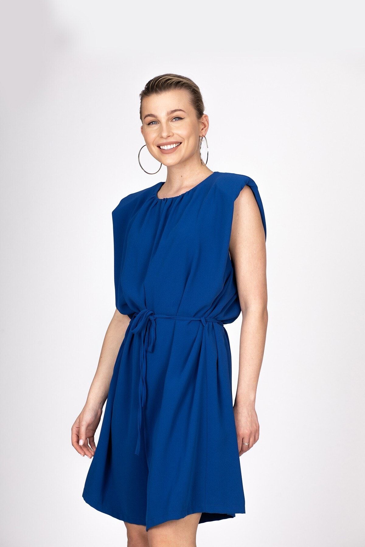 LUXXO Kadın Mavi Şortlu Elbise Y0012
