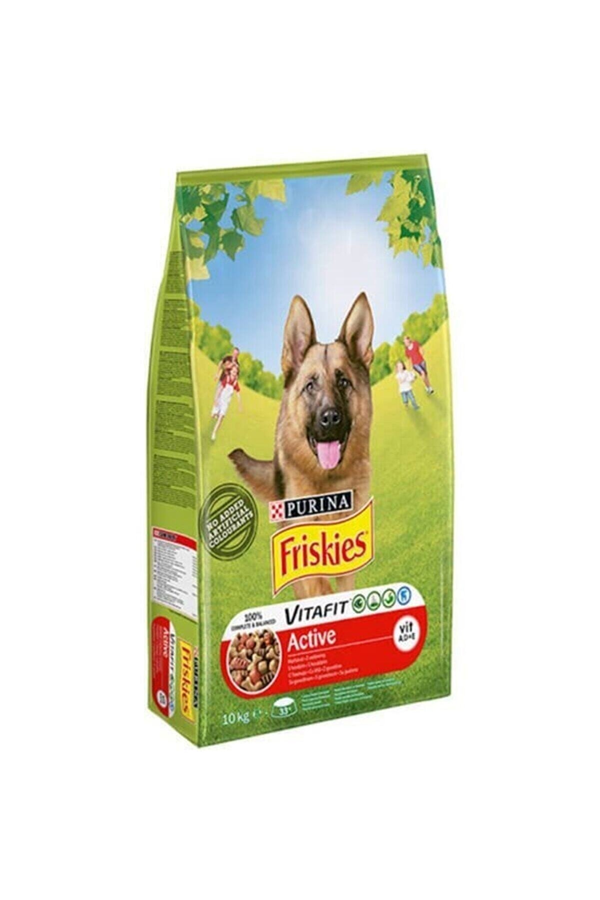 Friskies Active Vitafit Biftekli Yetişkin Köpek Maması 10 Kg