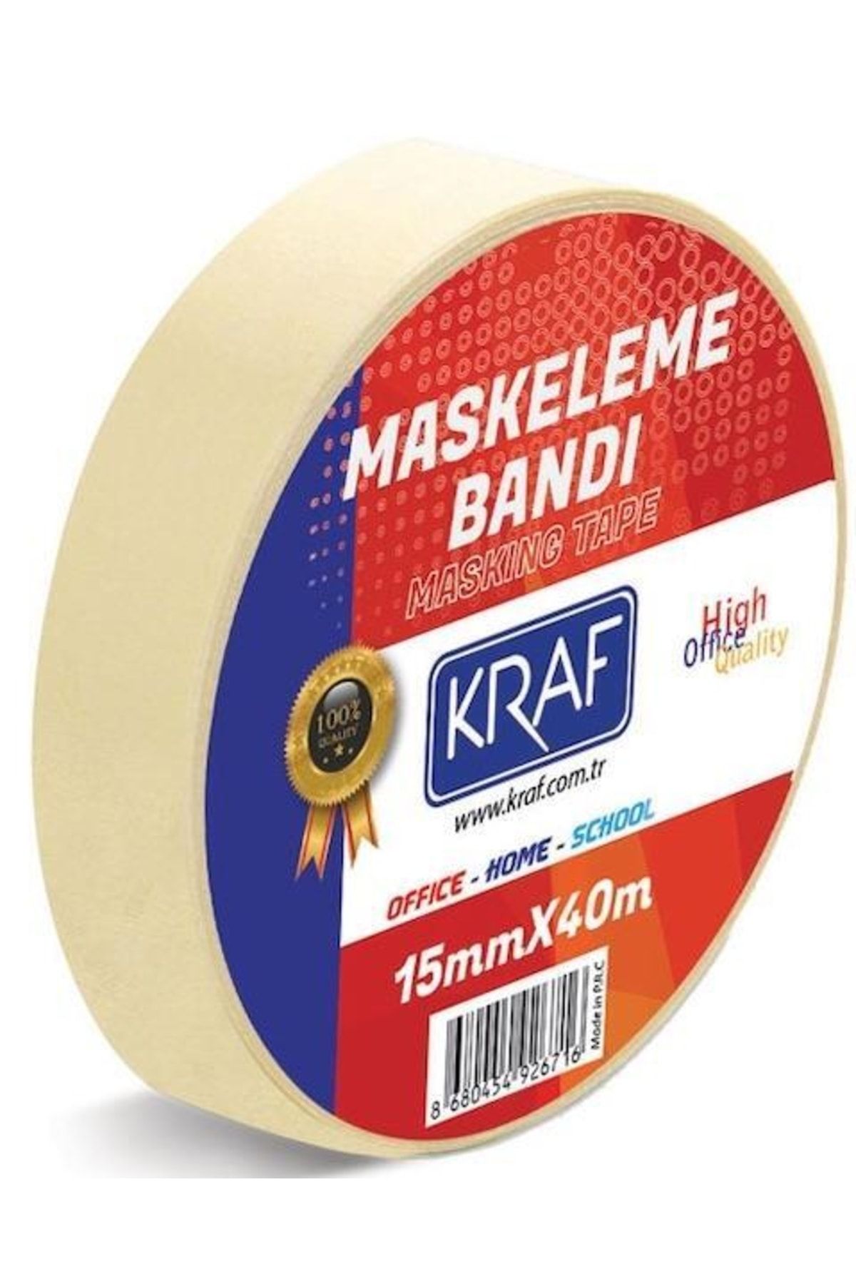 KRAF Maskeleme Bandı 15 Mm X 40 Mt.