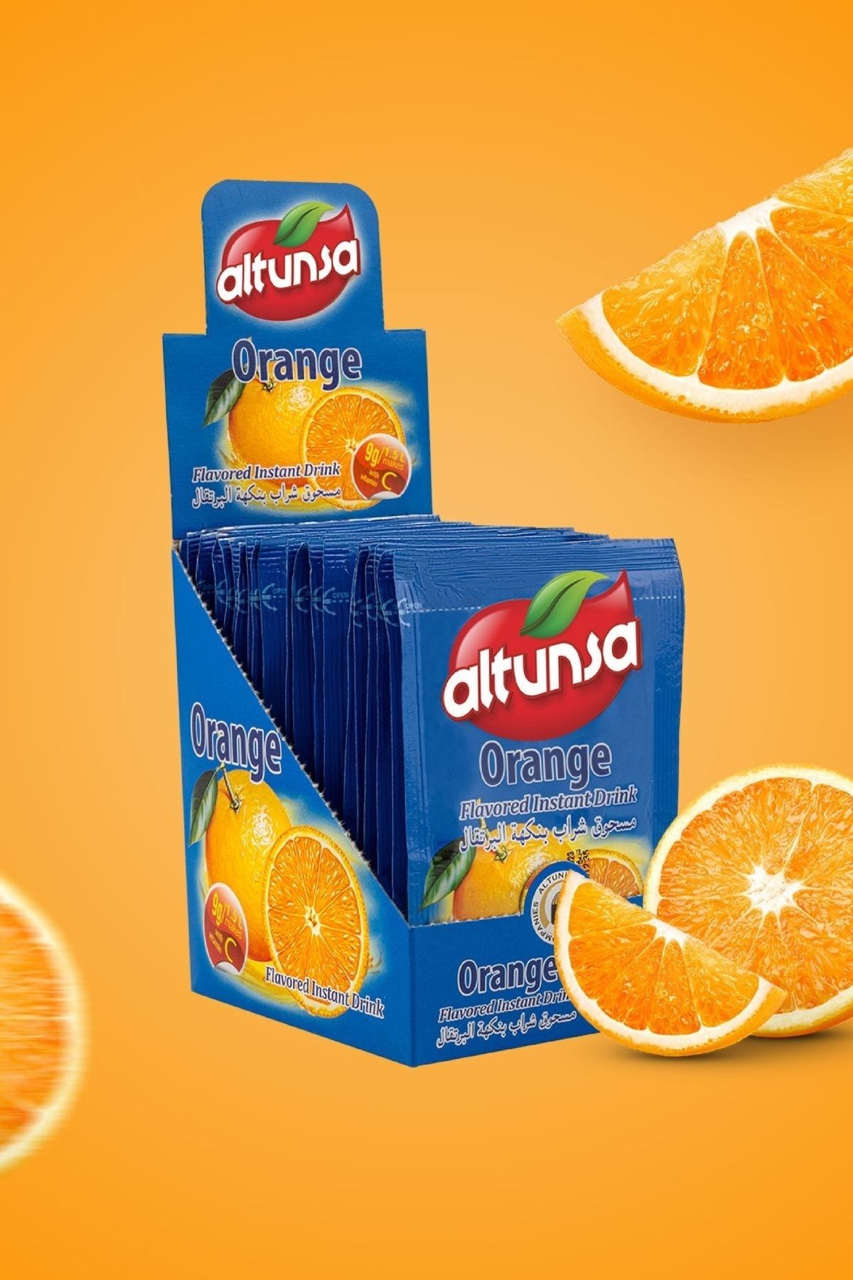 Altunsa Portakal Aromalı Soğuk Toz Içecek 9 gr X 24 Adet