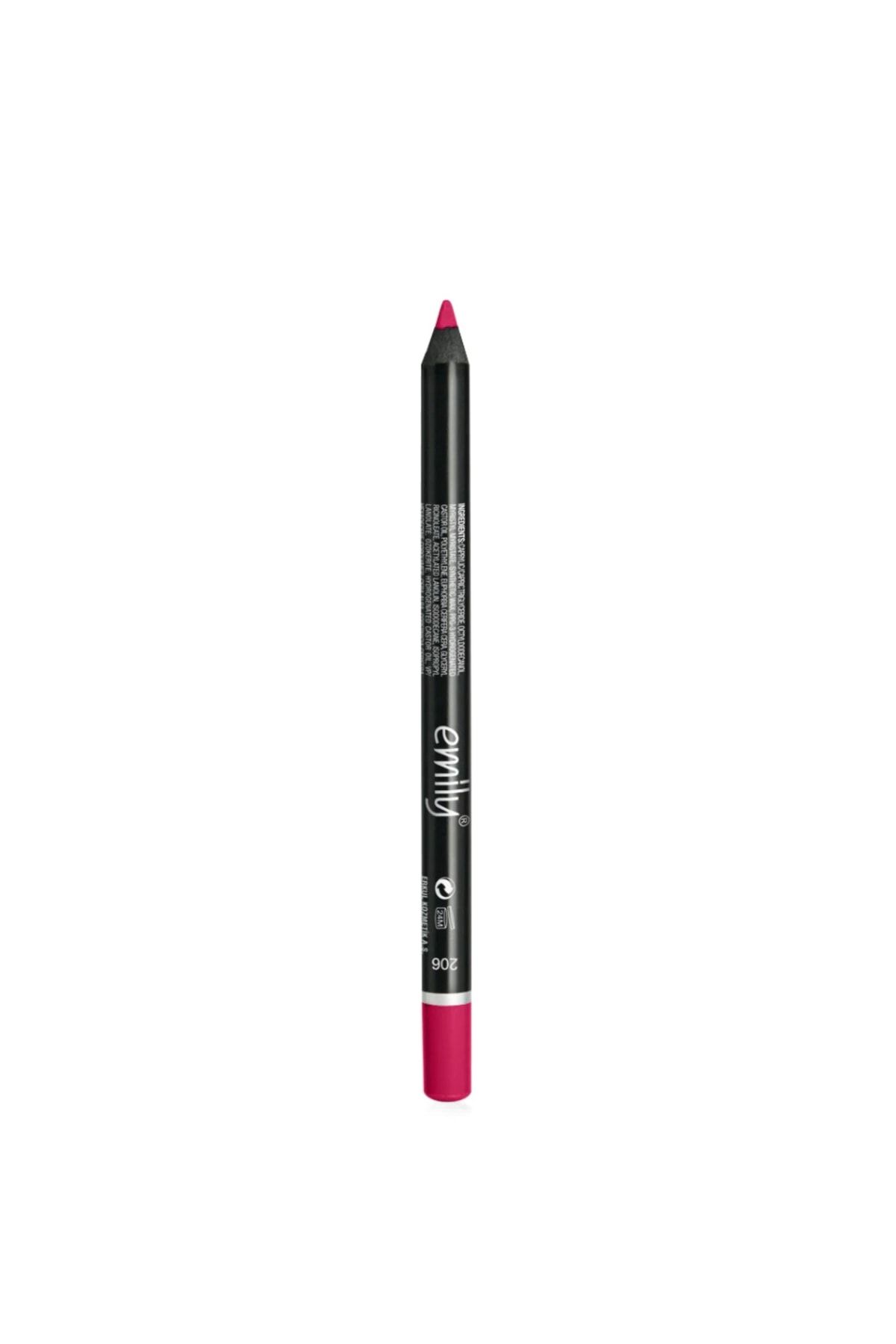 EMILY Long Lasting Lip Pencil Dudak Kalemi 206