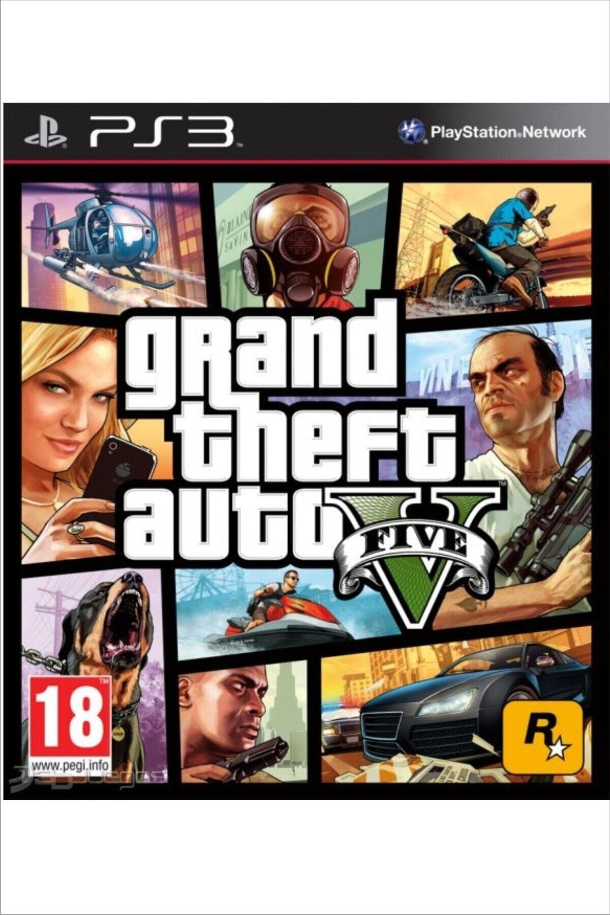 RockStar Games Gta V (grand Theft Auto 5) - Ps3 Oyunu - Açılmış