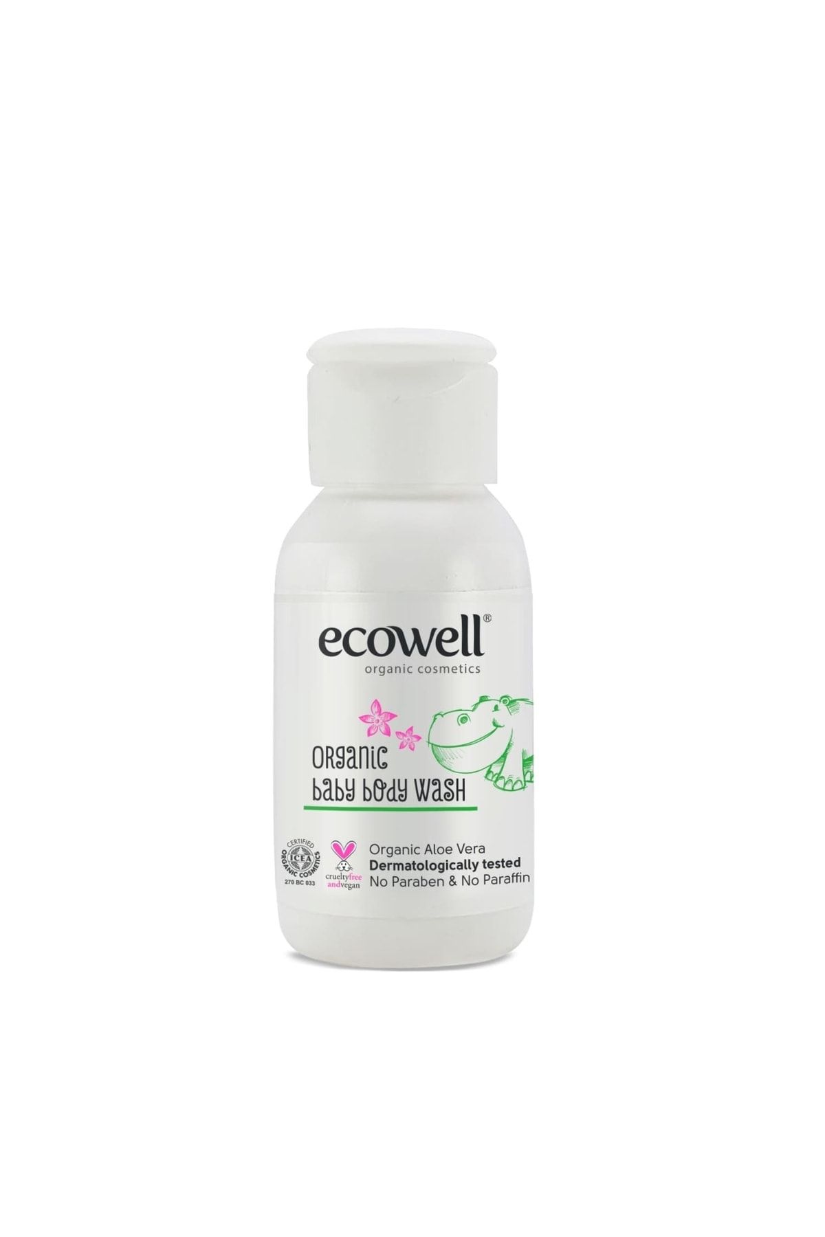 Ecowell Organik Bebek Sabunu - Seyahat Boy (50 ml)
