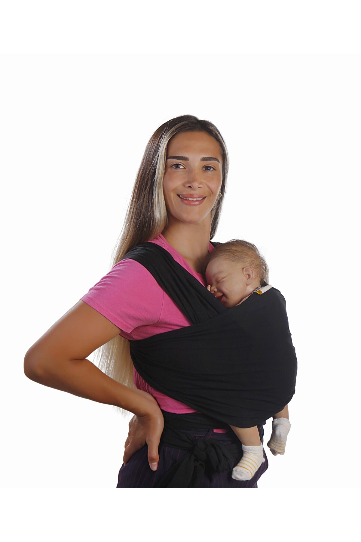 EGGBABY Bebek Taşıma Şalı Esnek Wrap Sling %100 Pamuk Suprem Kumaş Bebek Sling Anakucağı Baby Sling