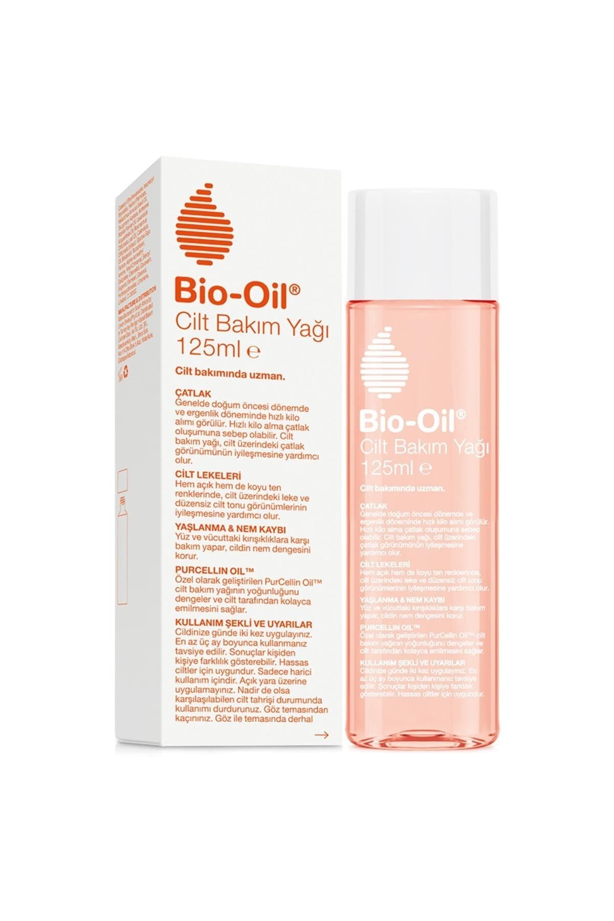 Bio-Oil Çatlak Karşıtı & Nemlendirici Cilt Bakım Yağı 60 ml + 125 ml (2'li paket) - YENİ FORMÜL