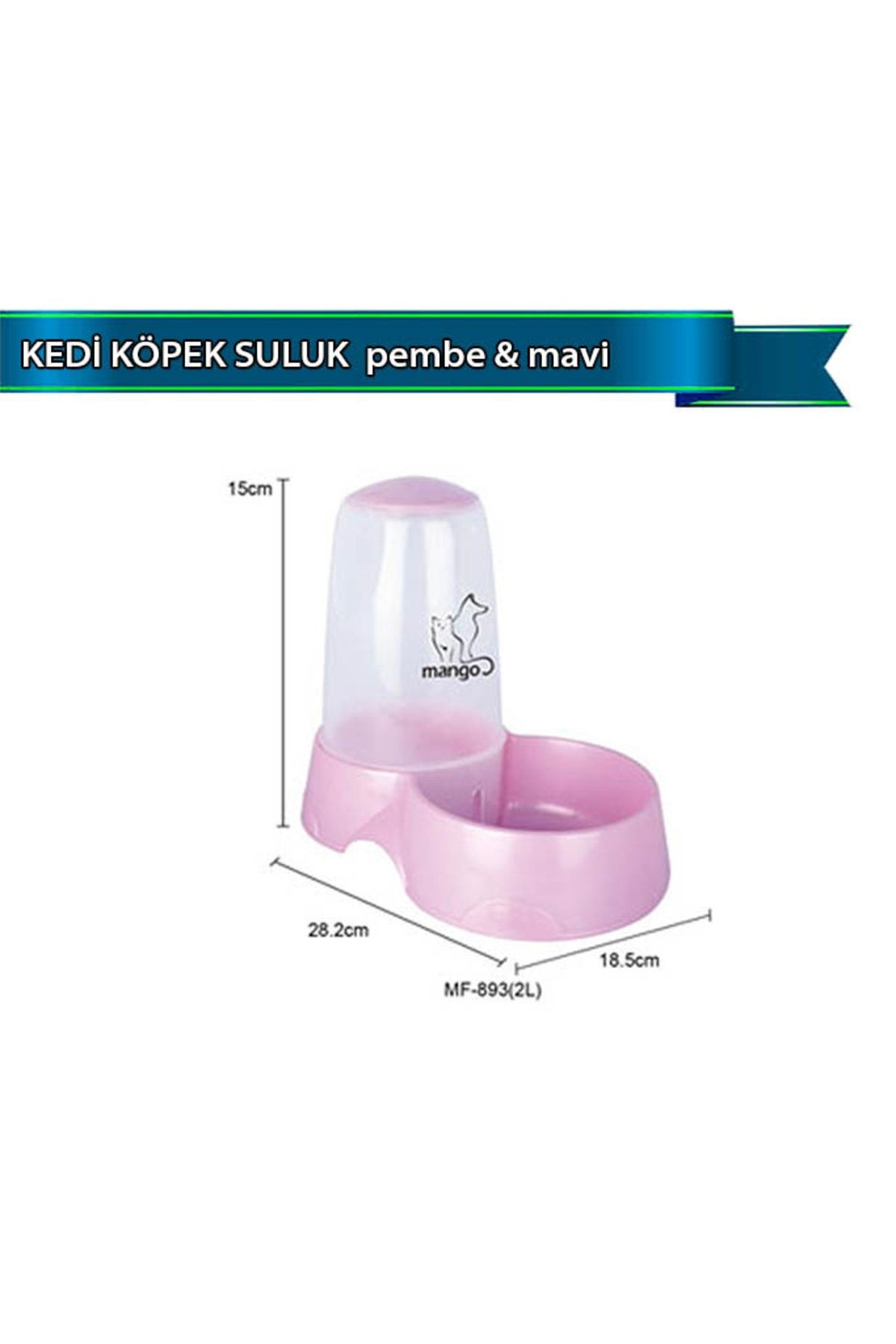 Dophin Dolphin Kedi Köpek Suluk Pembe-mavi