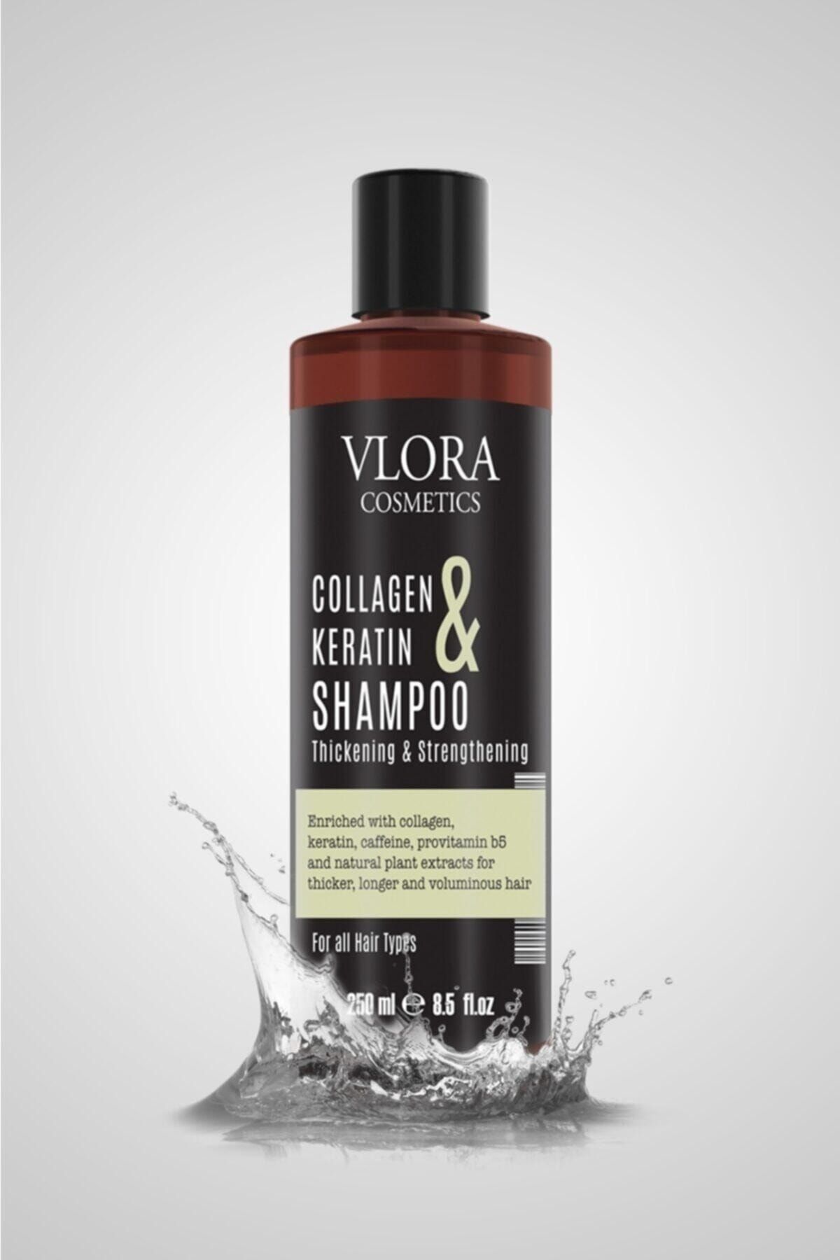 VLORA Kolajen&keratin Dolgunlaştırıcı Ve Güçlendirici Saç Bakım Şampuanı 250ml