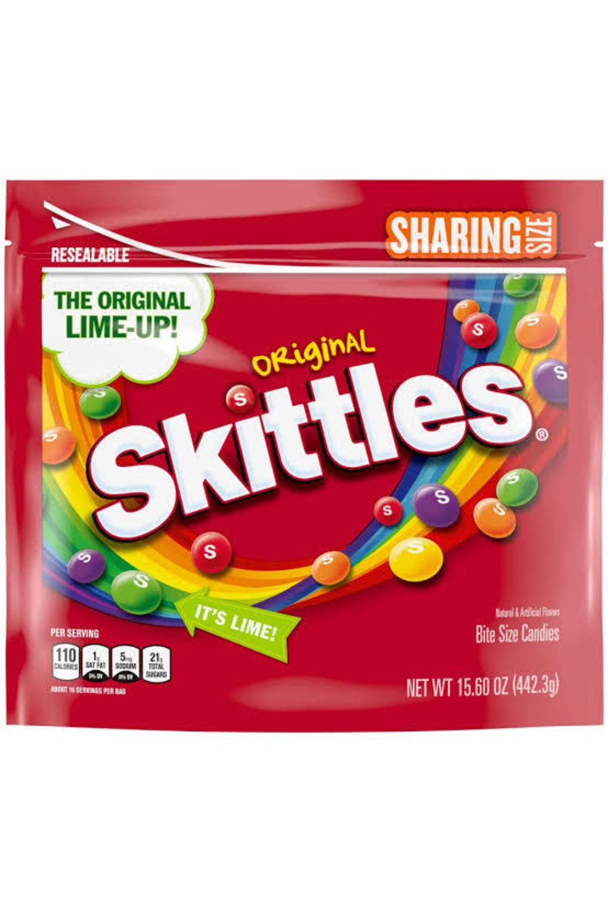Skittles Original Meyve Aromalı Şeker Kaplı Yumuşak Draje 442.3 gr