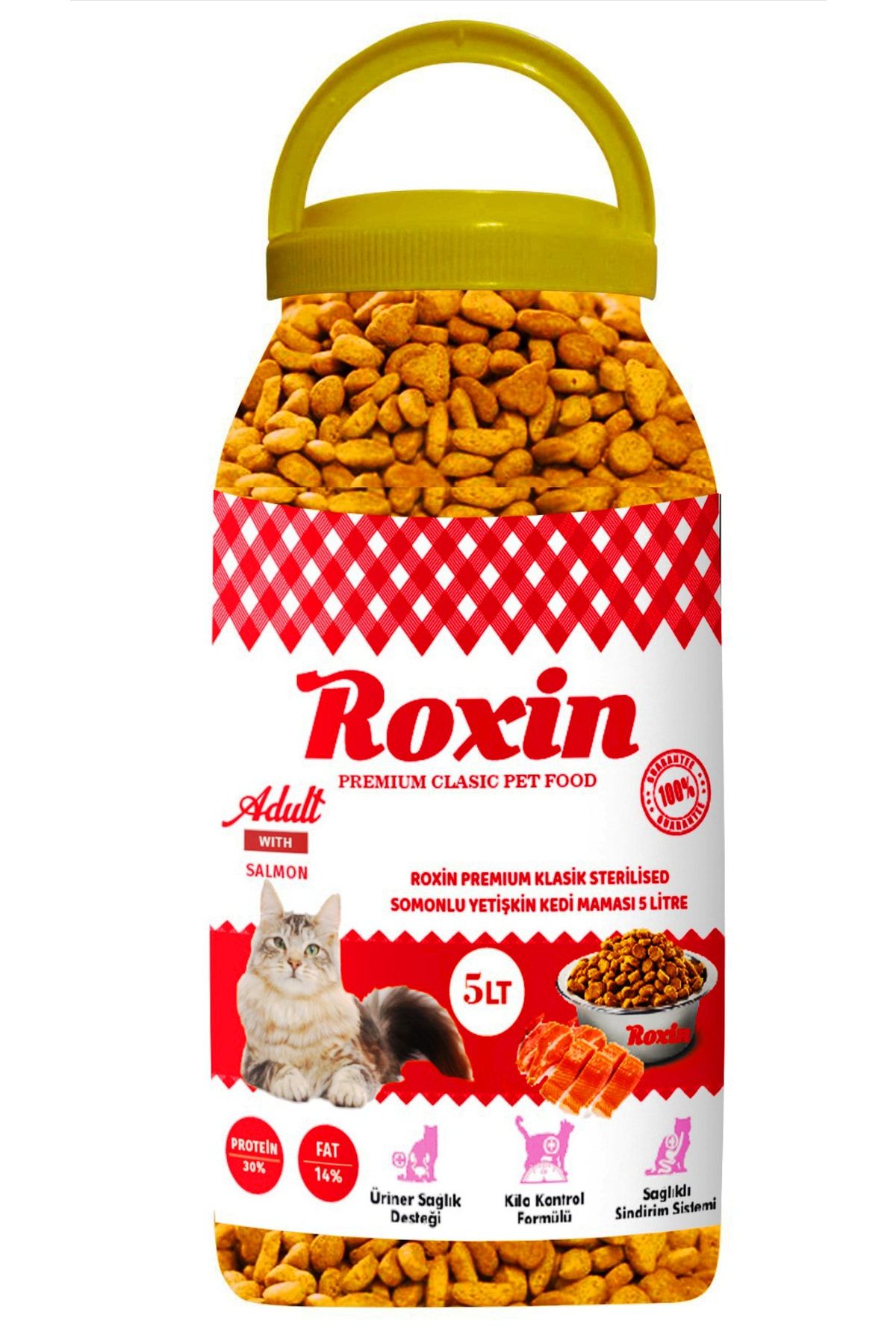 Roxin Premıum Klasik Sterilised Somonlu Yetişkin Kedi Maması 5 Lt