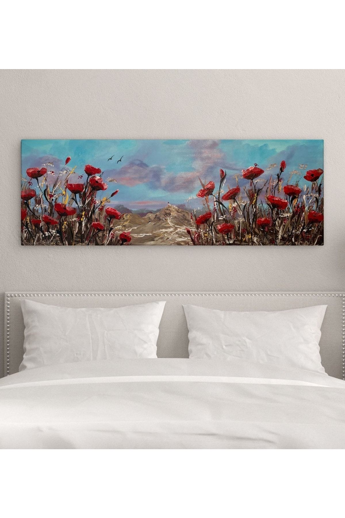 Bk Gift Gift Yatak Odası Konseptli Panorama Kanvas Tablo 100x35cm-2