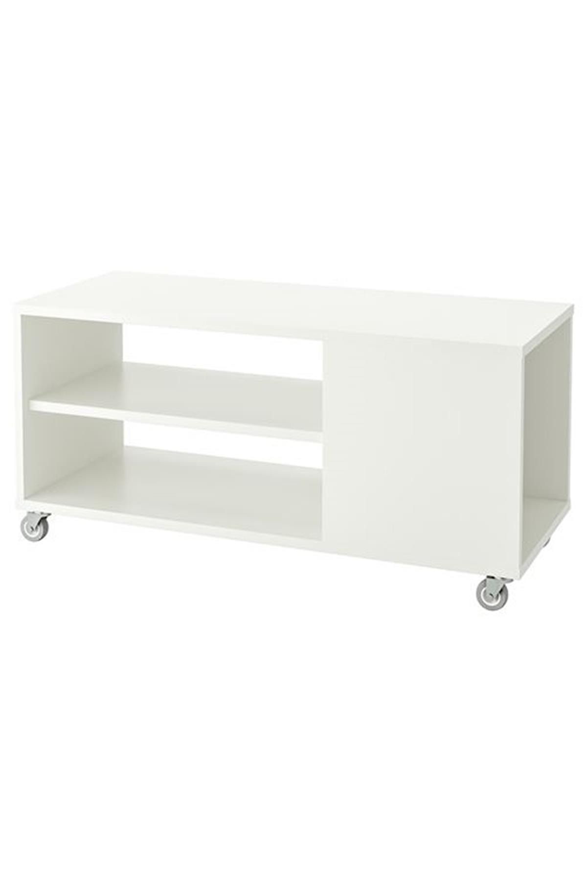 IKEA Vıhals Beyaz Renk Orta Sehpa 91x37 cm