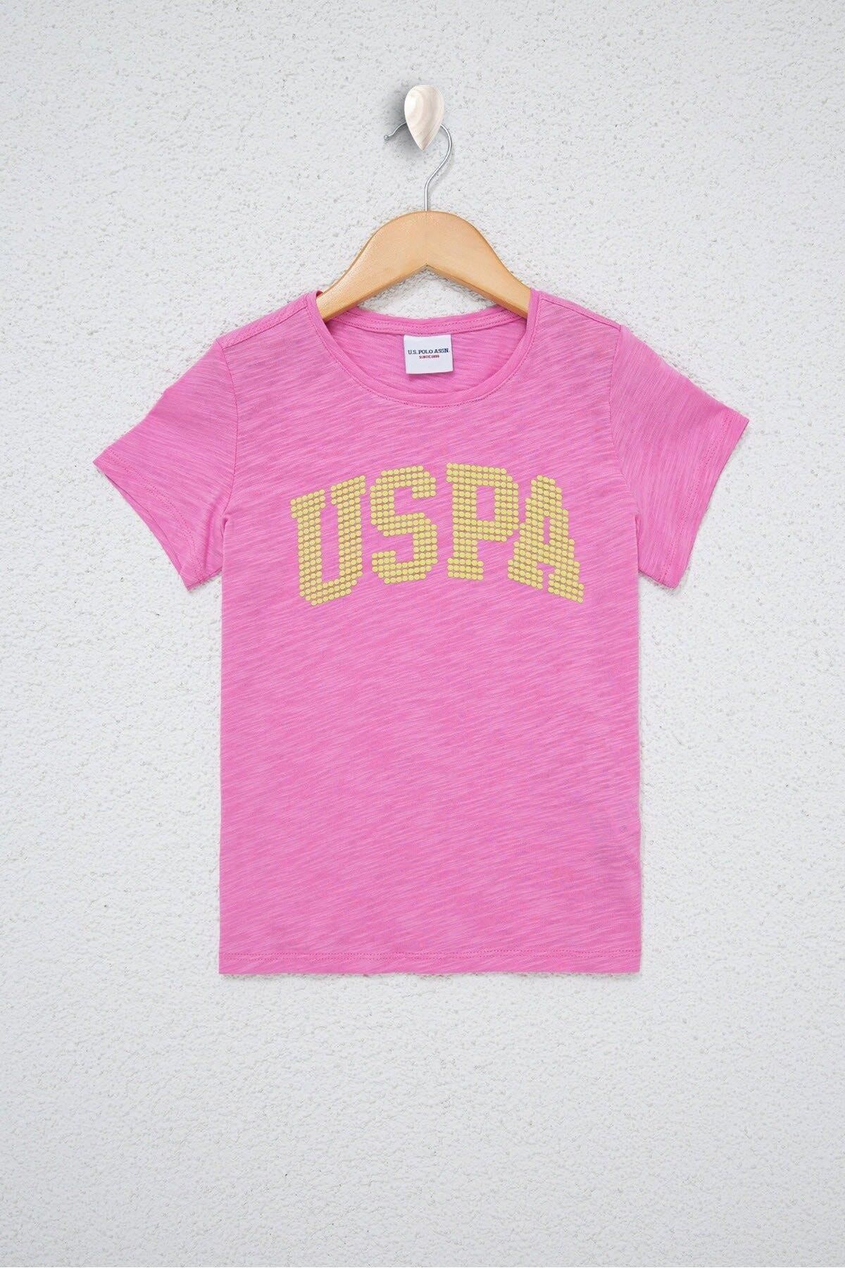 U.S. Polo Assn. Us Polo Assn Pembe Kız Çocuk T-shirt