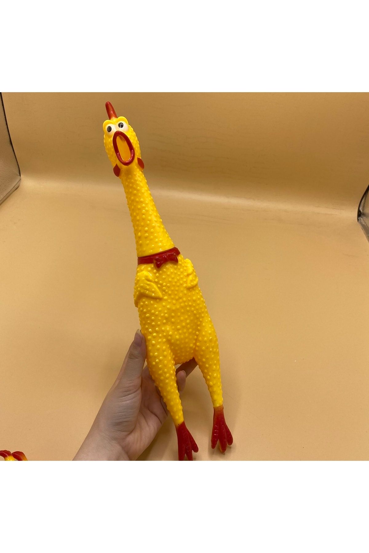 Morza Köpek Için Öten Tavuk Horoz Oyuncak 37 Cm