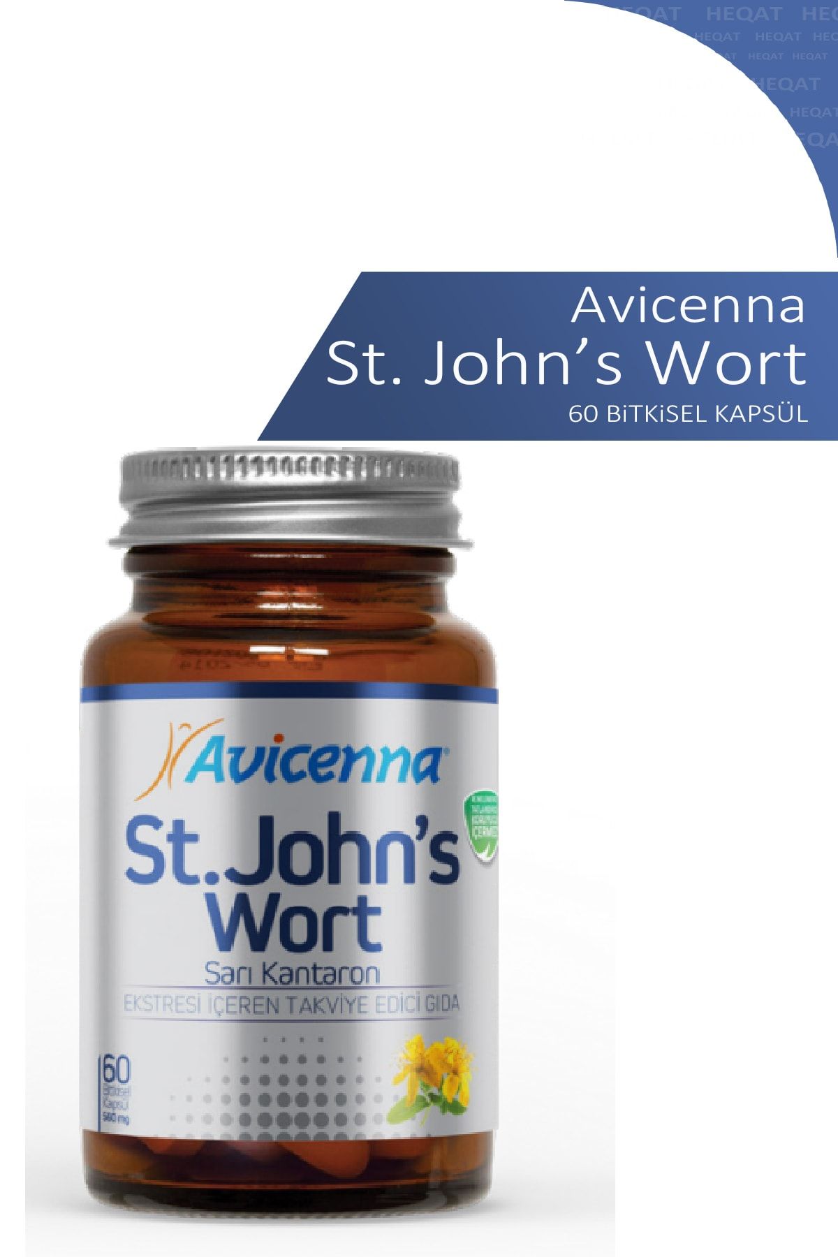 Avicenna St. John's Wort - Sarı Kantaron Içeren Gıda Takviyesi - 60 Bitkisel Kapsül- 8690088002601